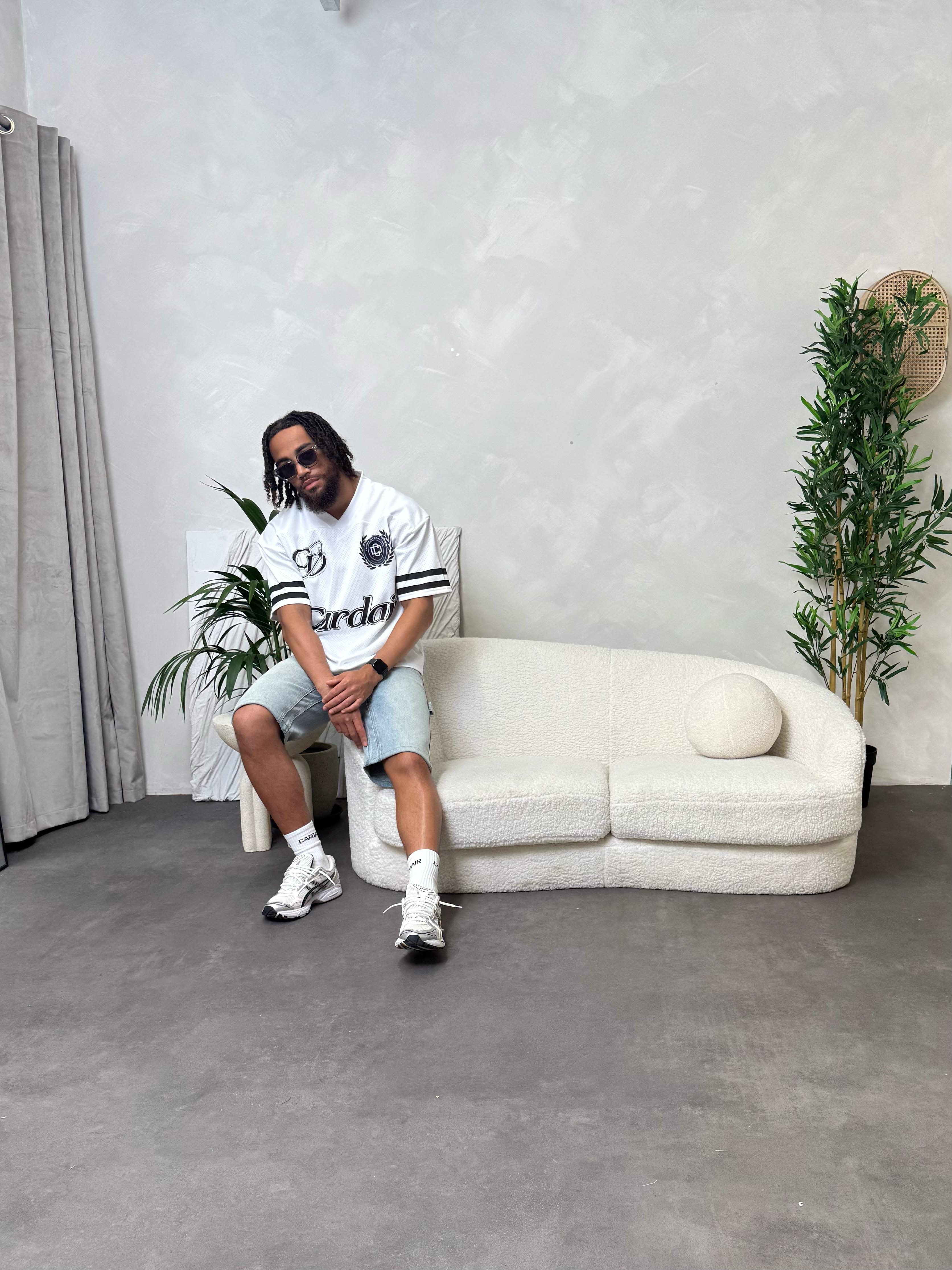 Cardair Club Mesh Jersey White T-Shirt