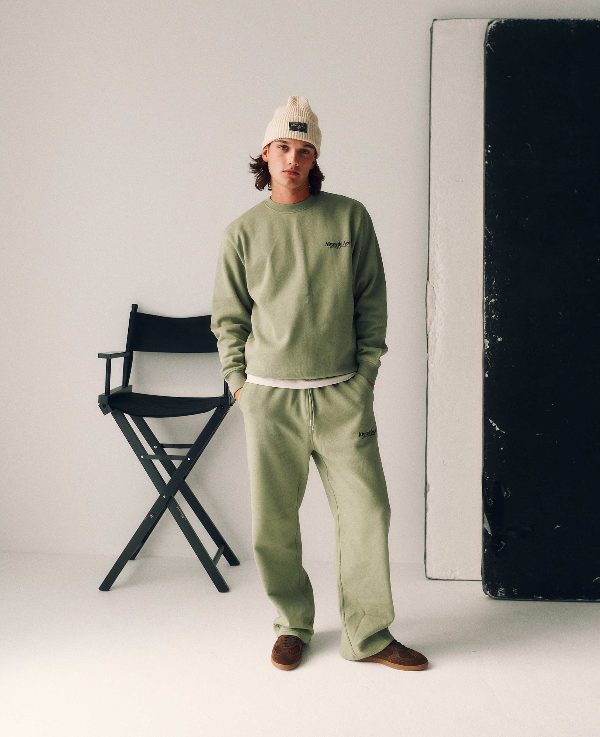 Alma De Ace Sporting Goods Light Green Sweatshirt