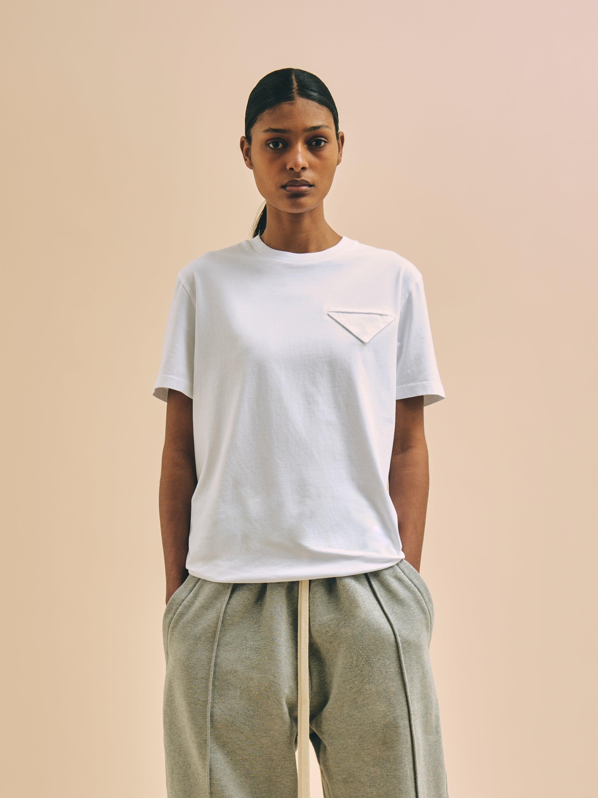 Florence Black Milano Pocket White T-Shirt