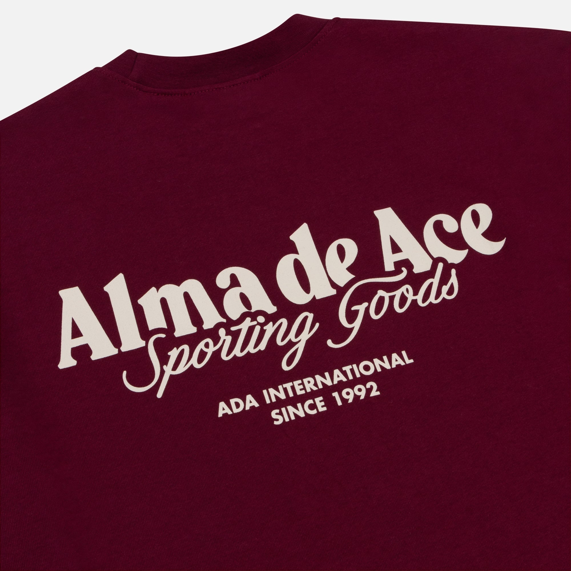 Alma De Ace Sporting Goods Burgundy T-Shirt