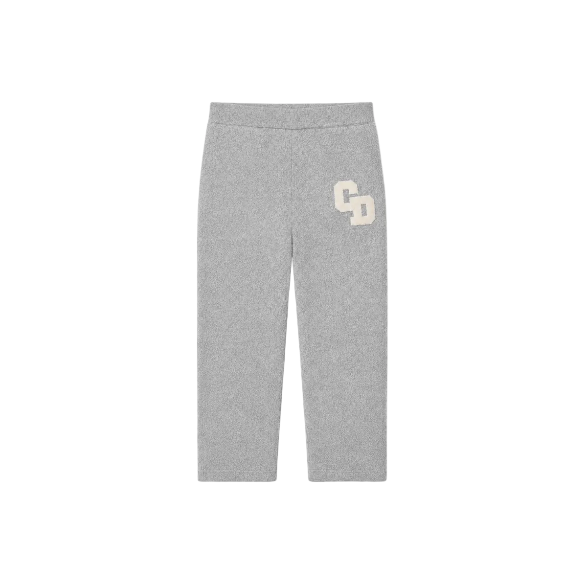 Front view of Cardair CD Logo Knit Grey Sweatpants