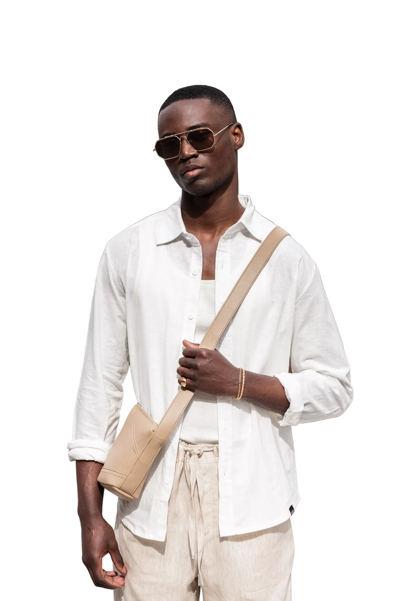 CAPO Linen White Shirt
