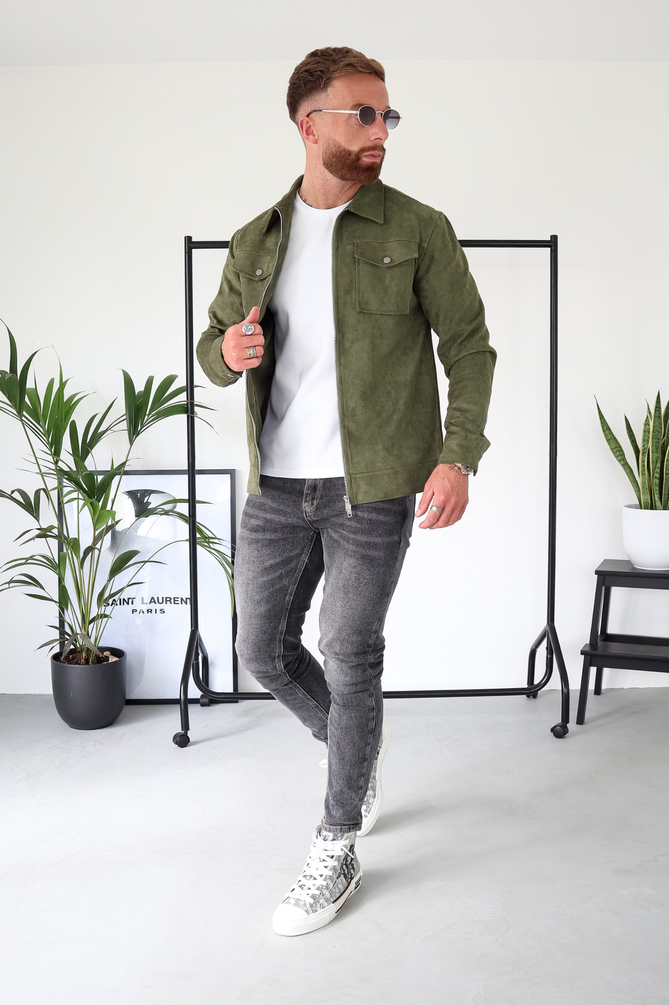 CAPO Suede Olive Jacket