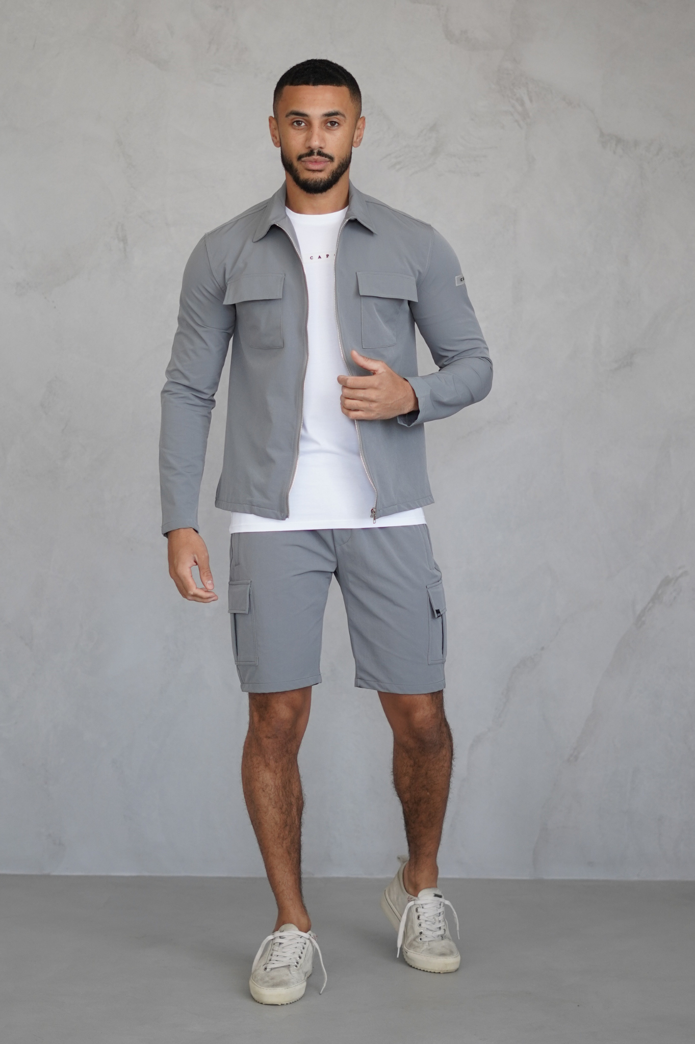 CAPO Utility Cargo Steel Grey Shorts
