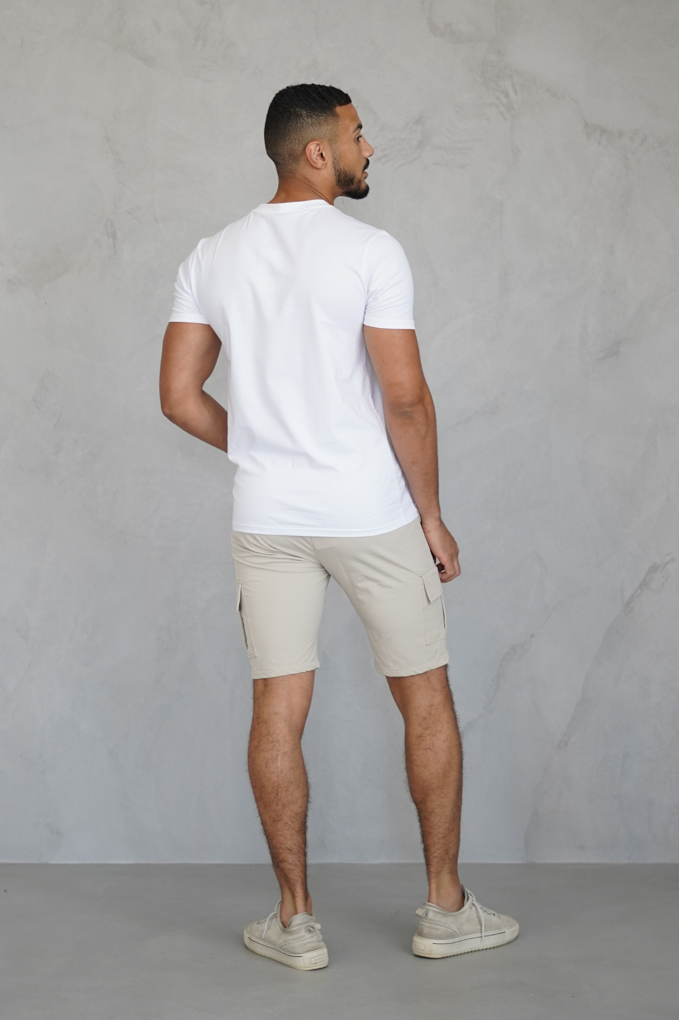 CAPO Utility Cargo Stone Shorts