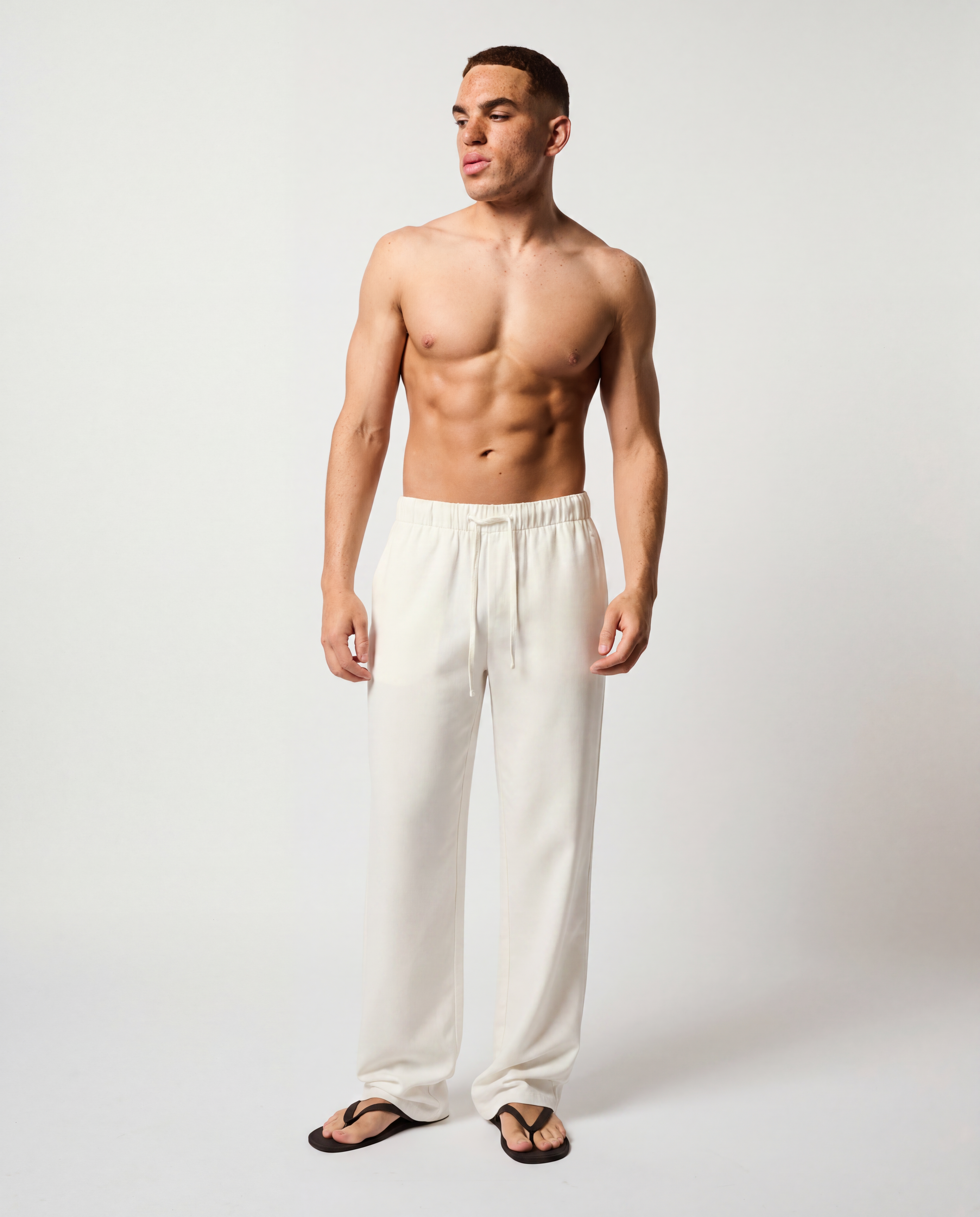 Coszus Relaxed Linen Sand Pants