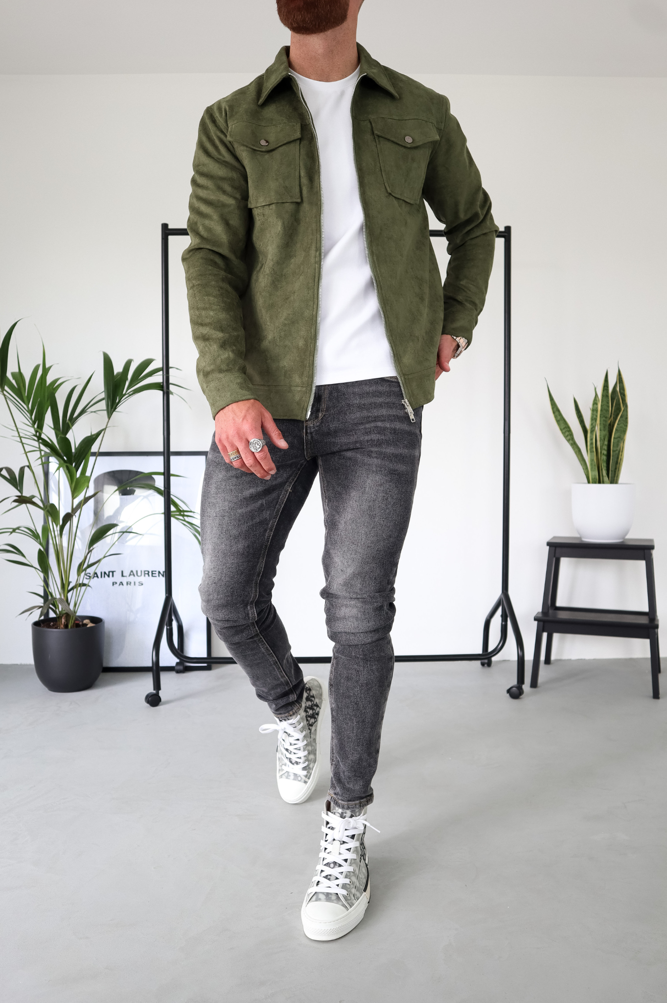CAPO Suede Olive Jacket