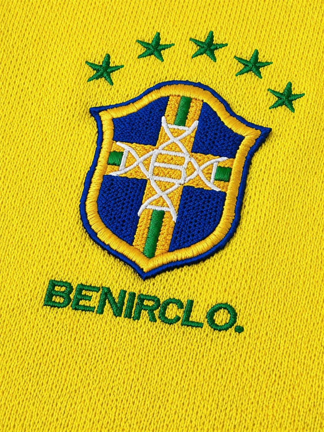 Bénir Clothing 04 Dinho Inspired Knit Yellow Polo Shirt