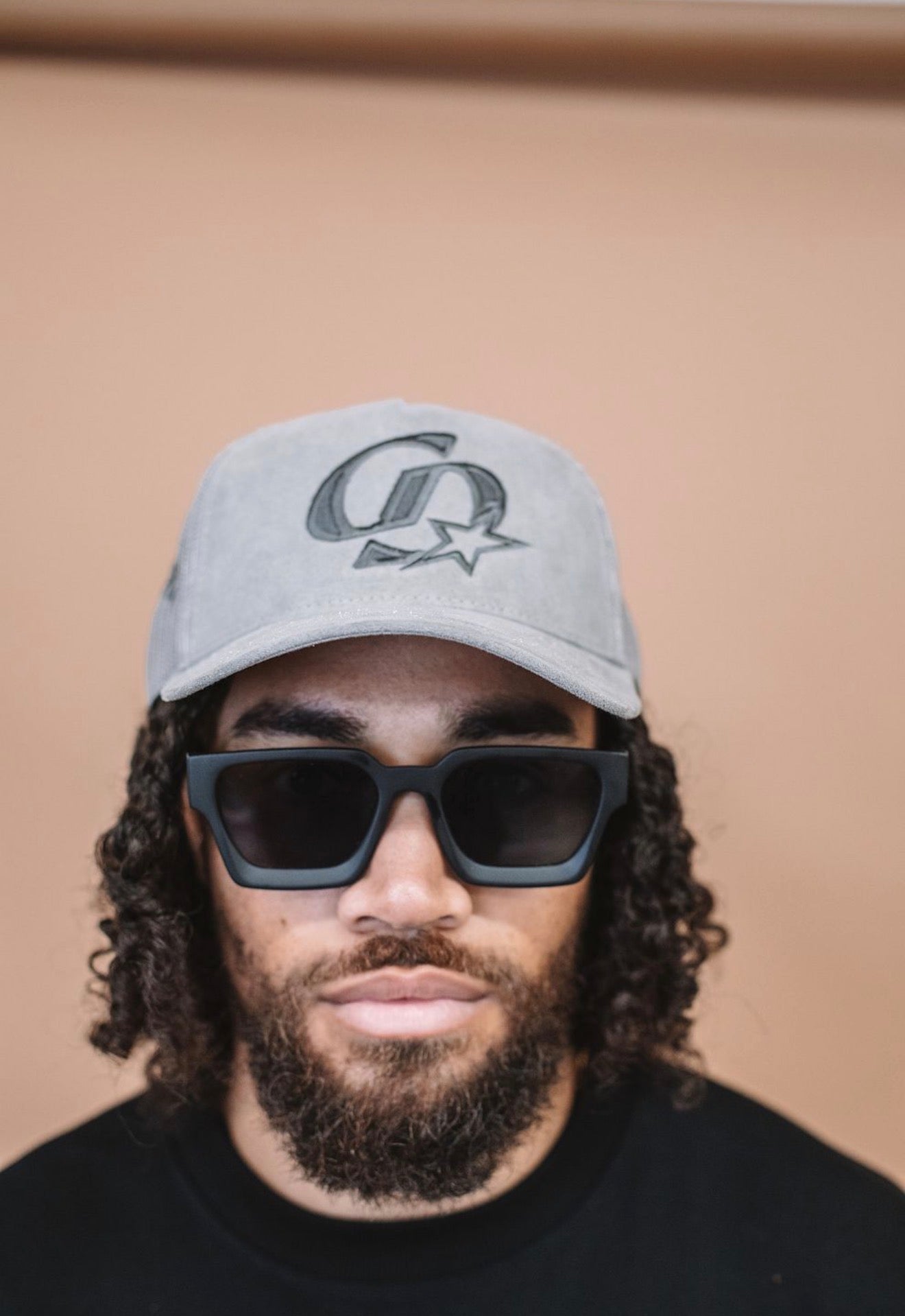 Cardair CD Star Suede Grey Charcoal Trucker Cap