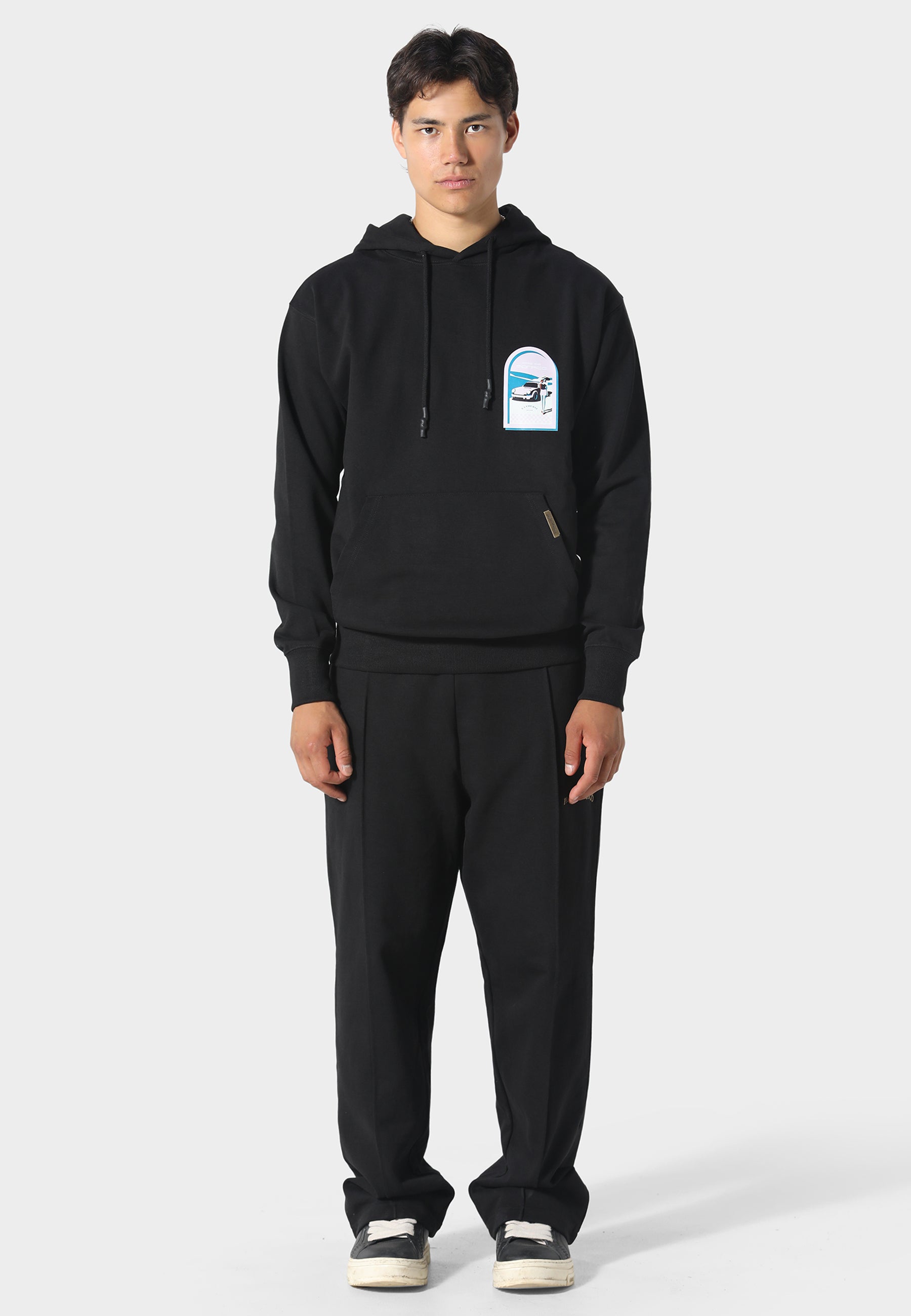 Pas De Monaco 911 Arch Black Hoodie