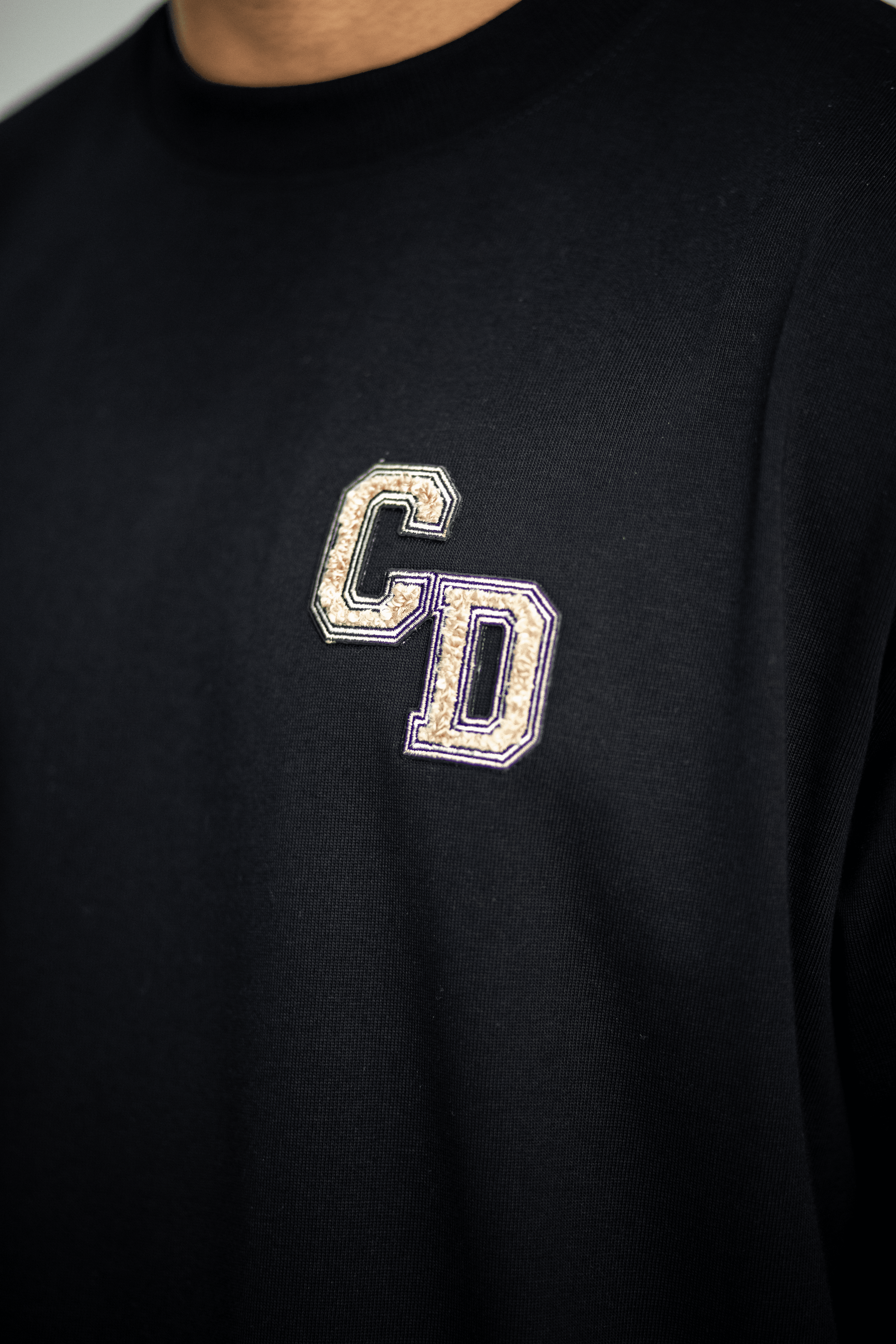 Cardair CD Logo L/S Black T-Shirt