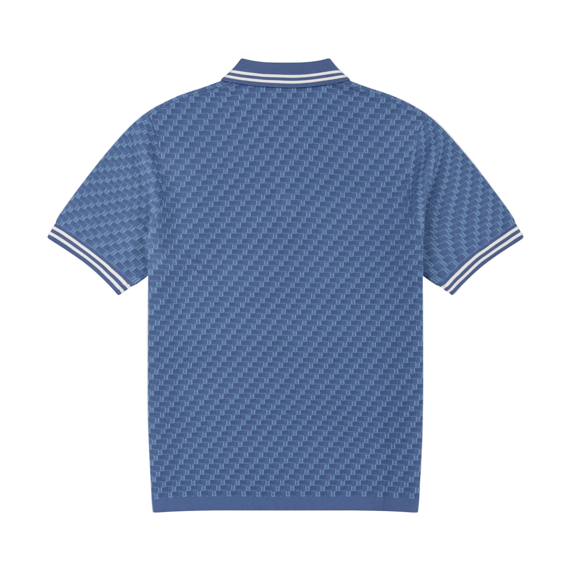 Alma De Ace Rivea Knitted Blue Polo Shirt