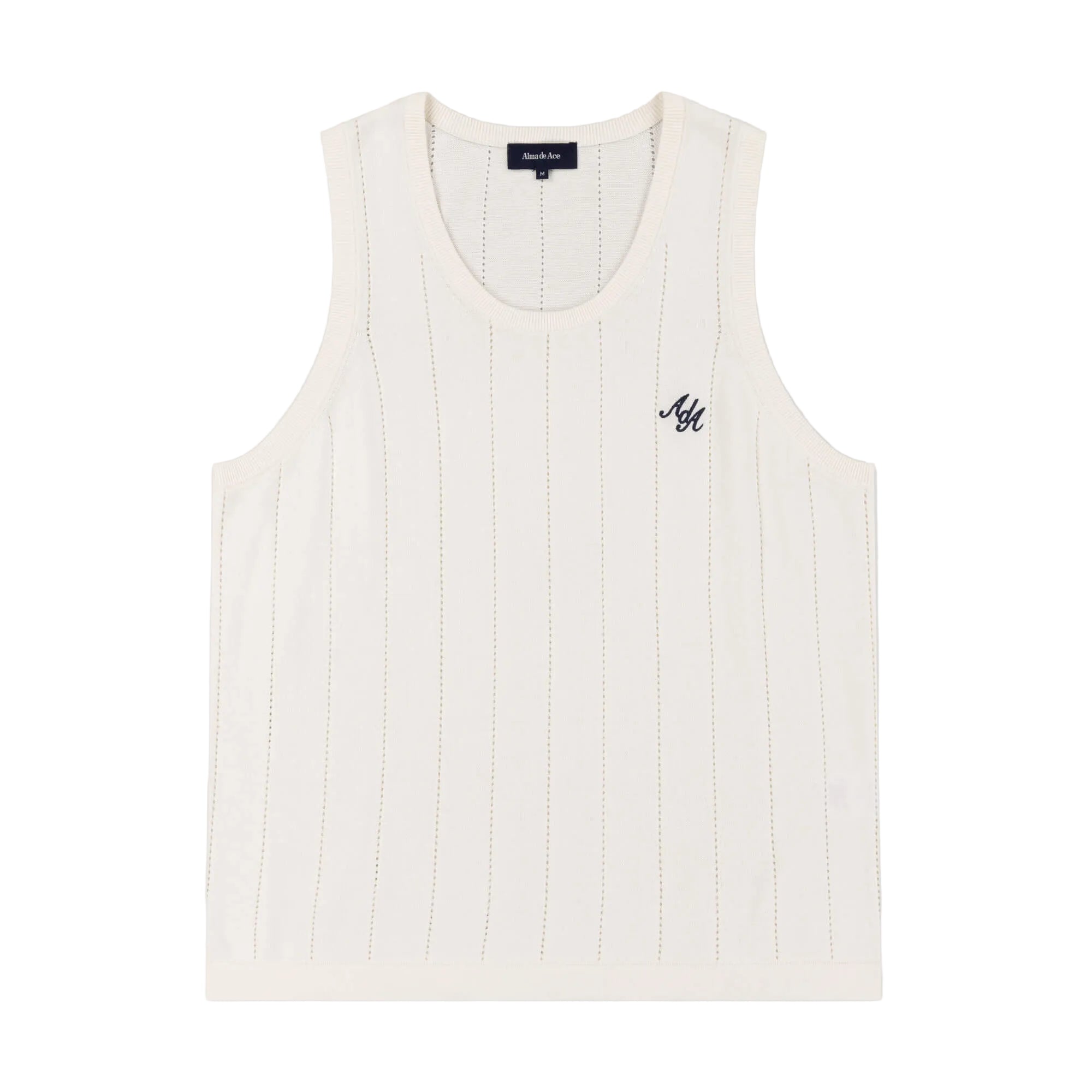 Alma De Ace Peta Knitted Cream Vest