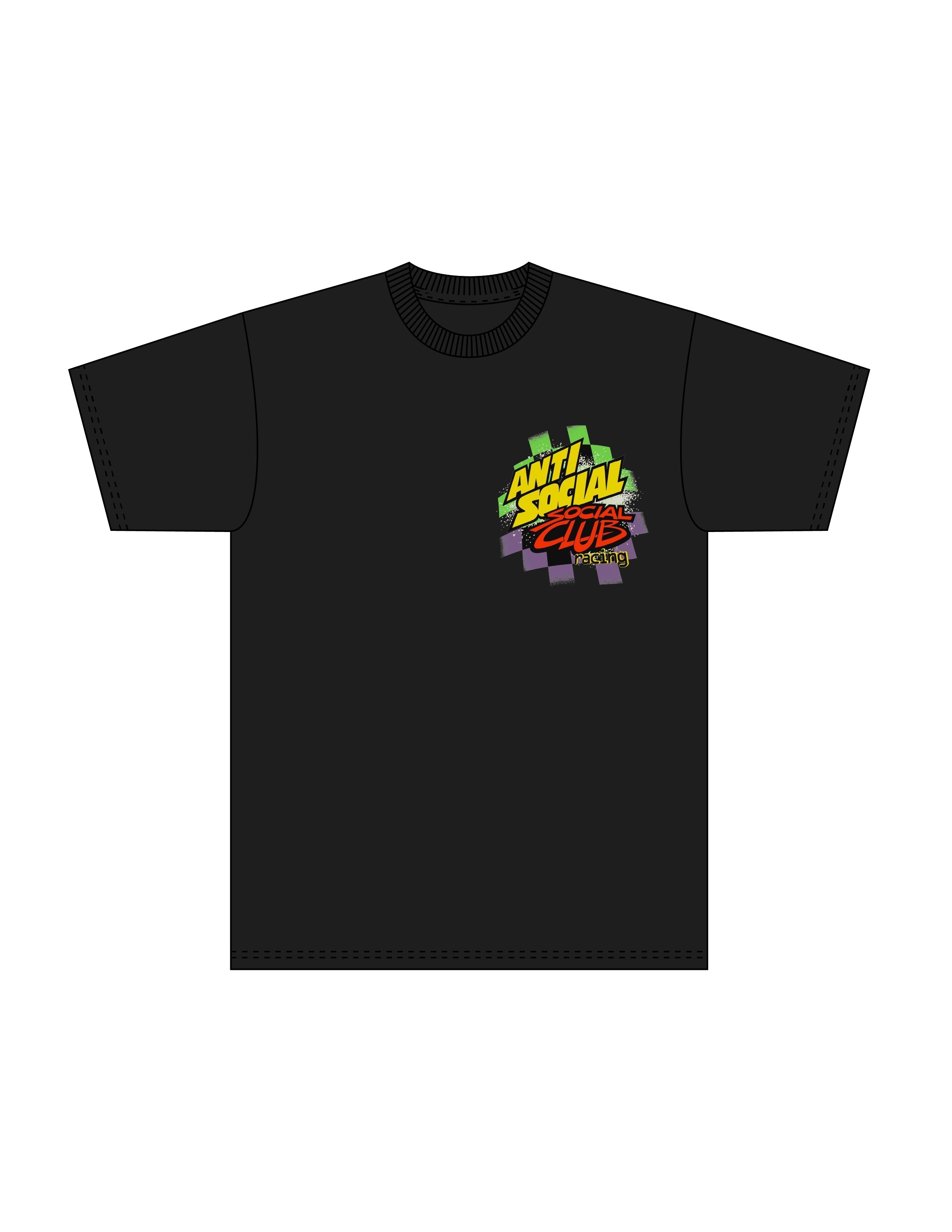 Anti Social Social Club Artic Snowmobile Black T-Shirt