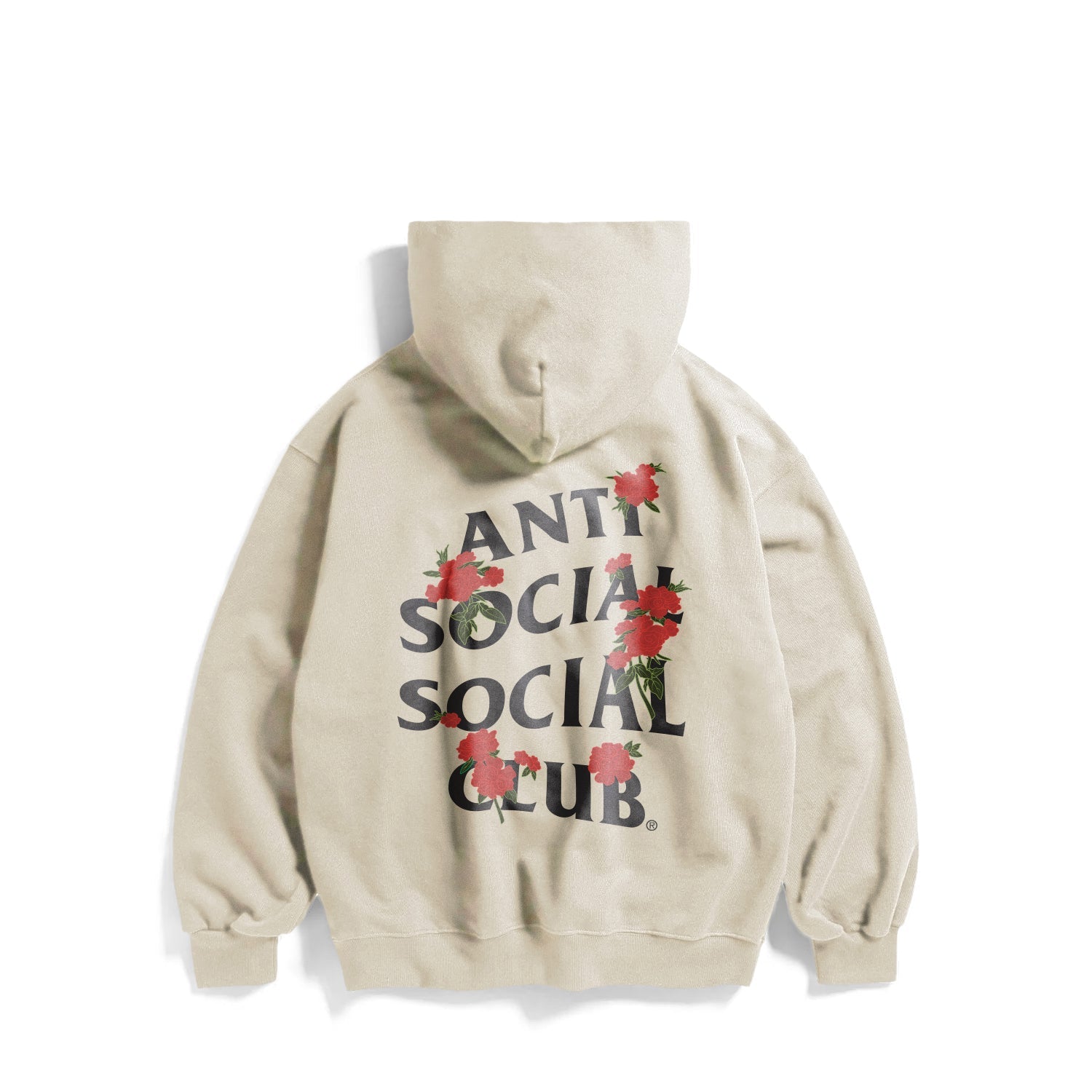 Anti Social Social Club Kids Rose Kkotch Beige Hoodie