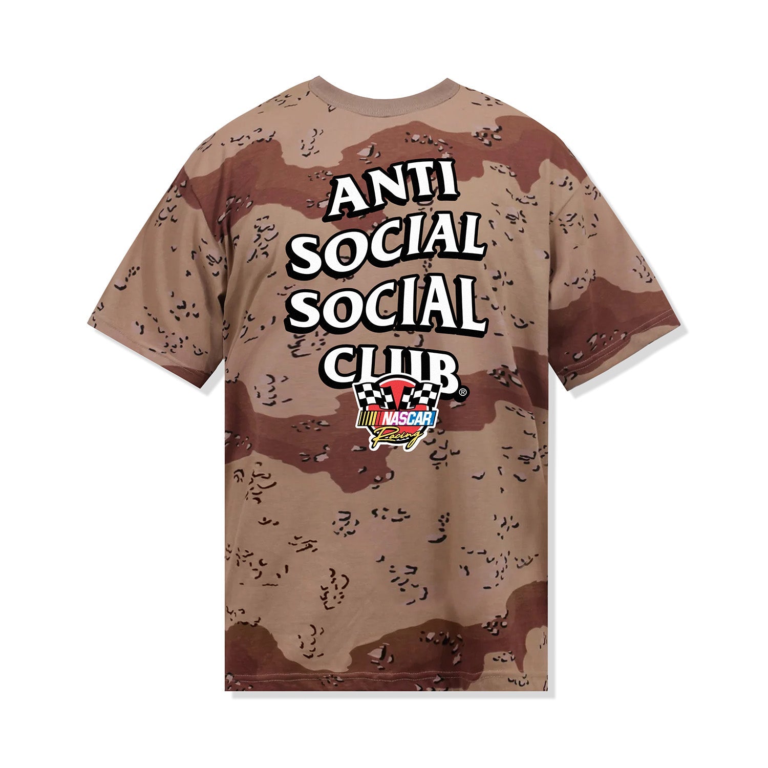 Anti Social Social Club x Nascar Motorsport 6 Color Desert Brown T-Shirt