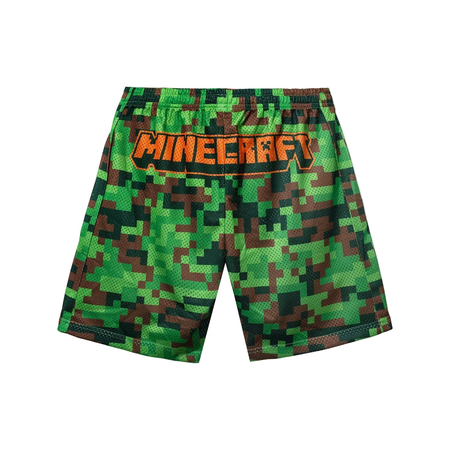 Anti Social Social Club x Minecraft Pixel Mesh Camo Green Shorts