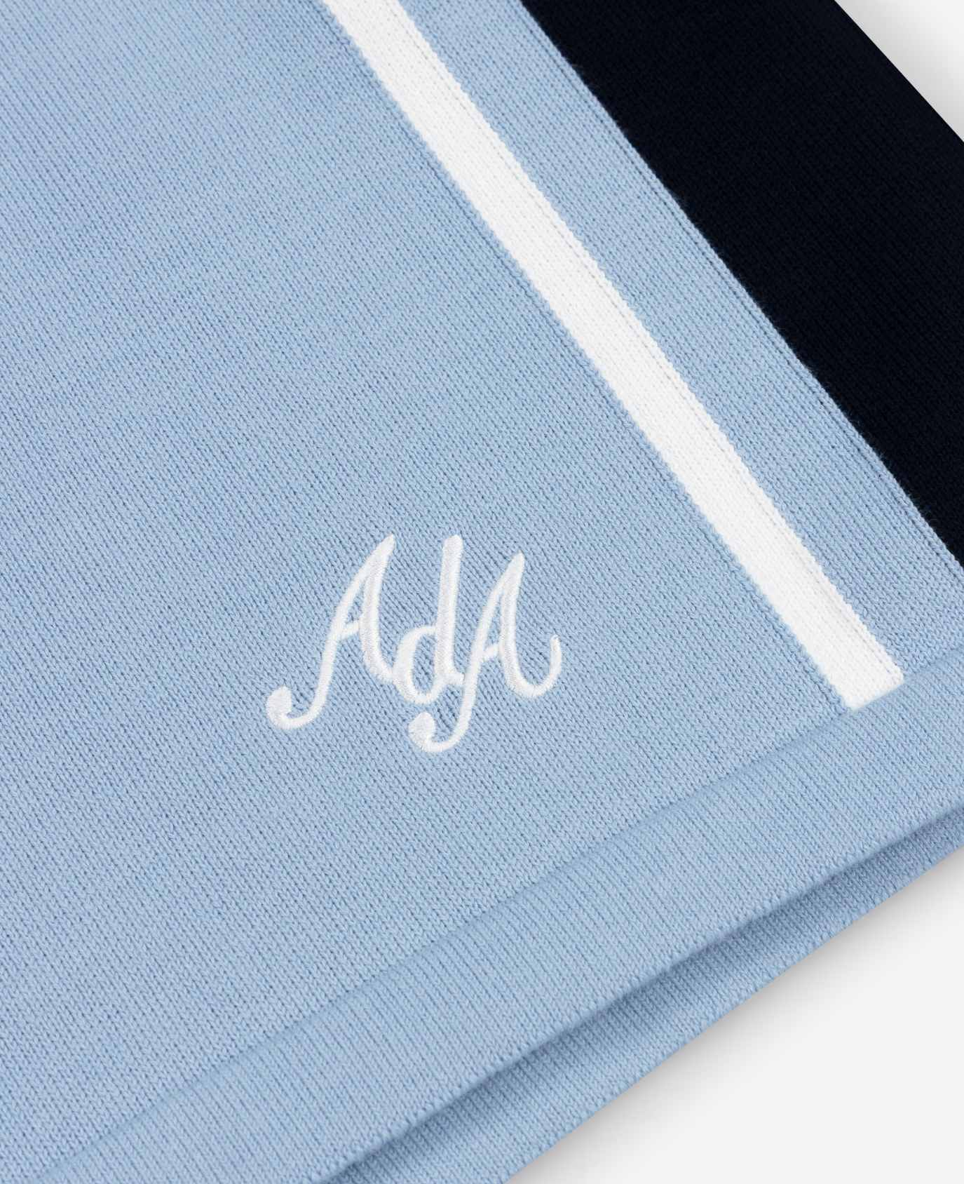 Alma De Ace Notu Knitted Blue Shorts