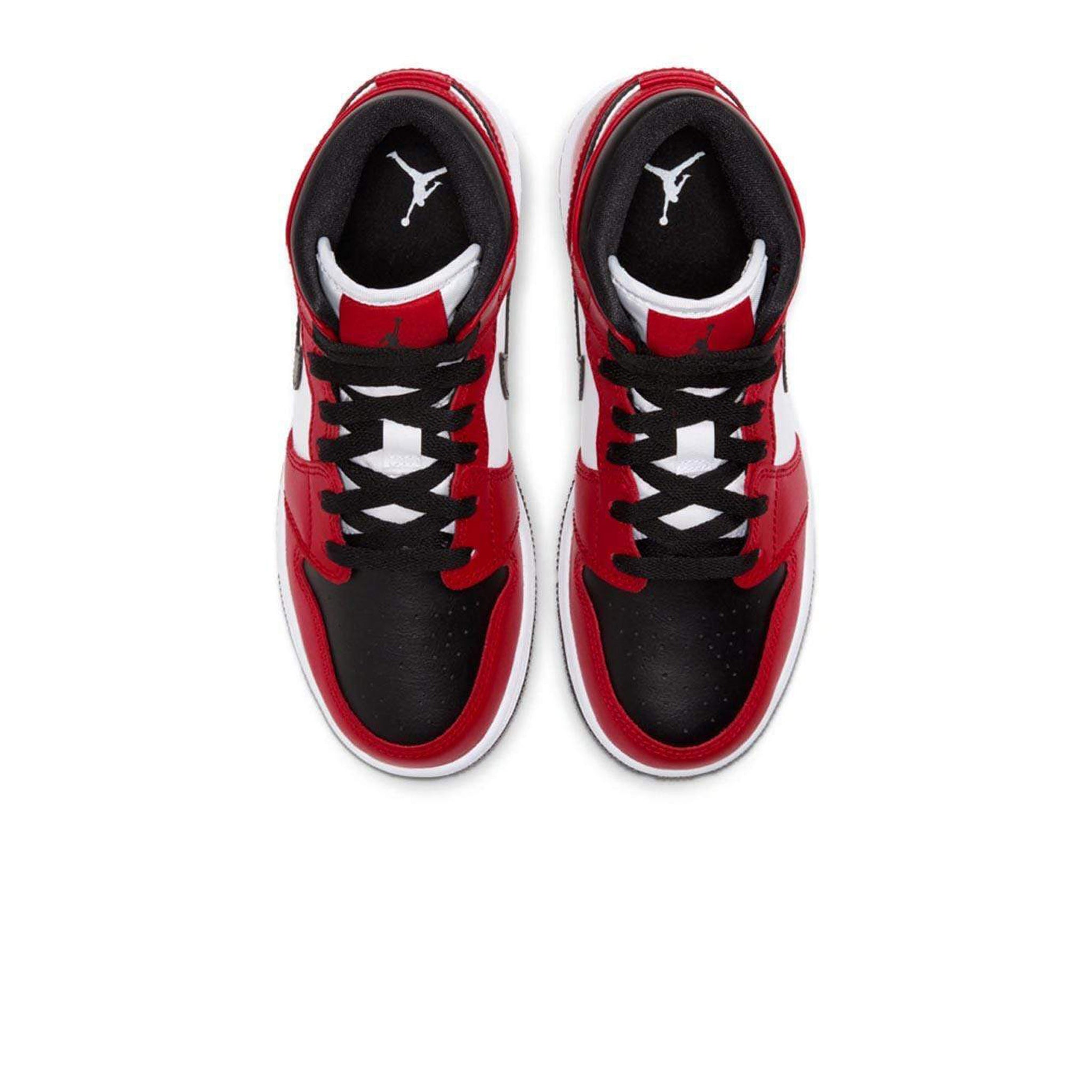 Image of Air Jordan 1 Mid Chicago Black Toe (GS)