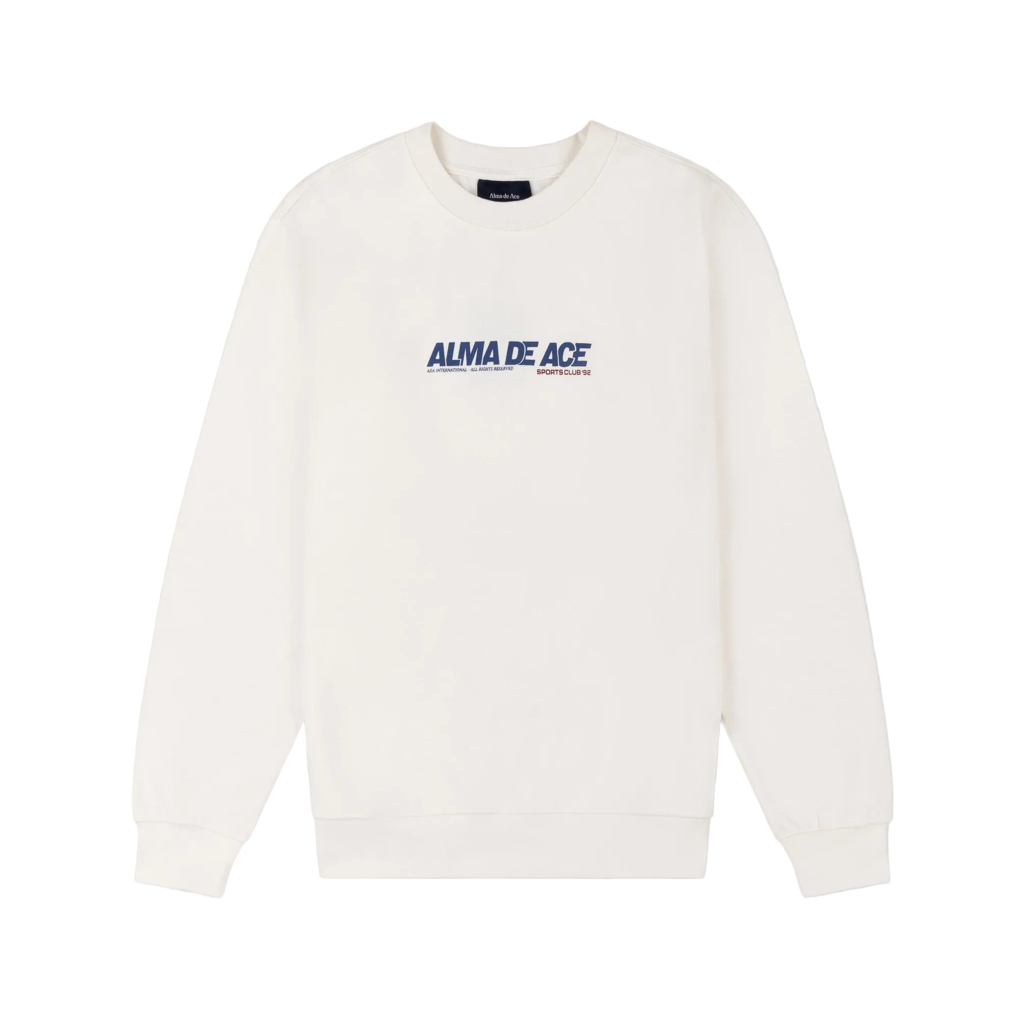 Alma De Ace Sports Club 92 White Sweatshirt