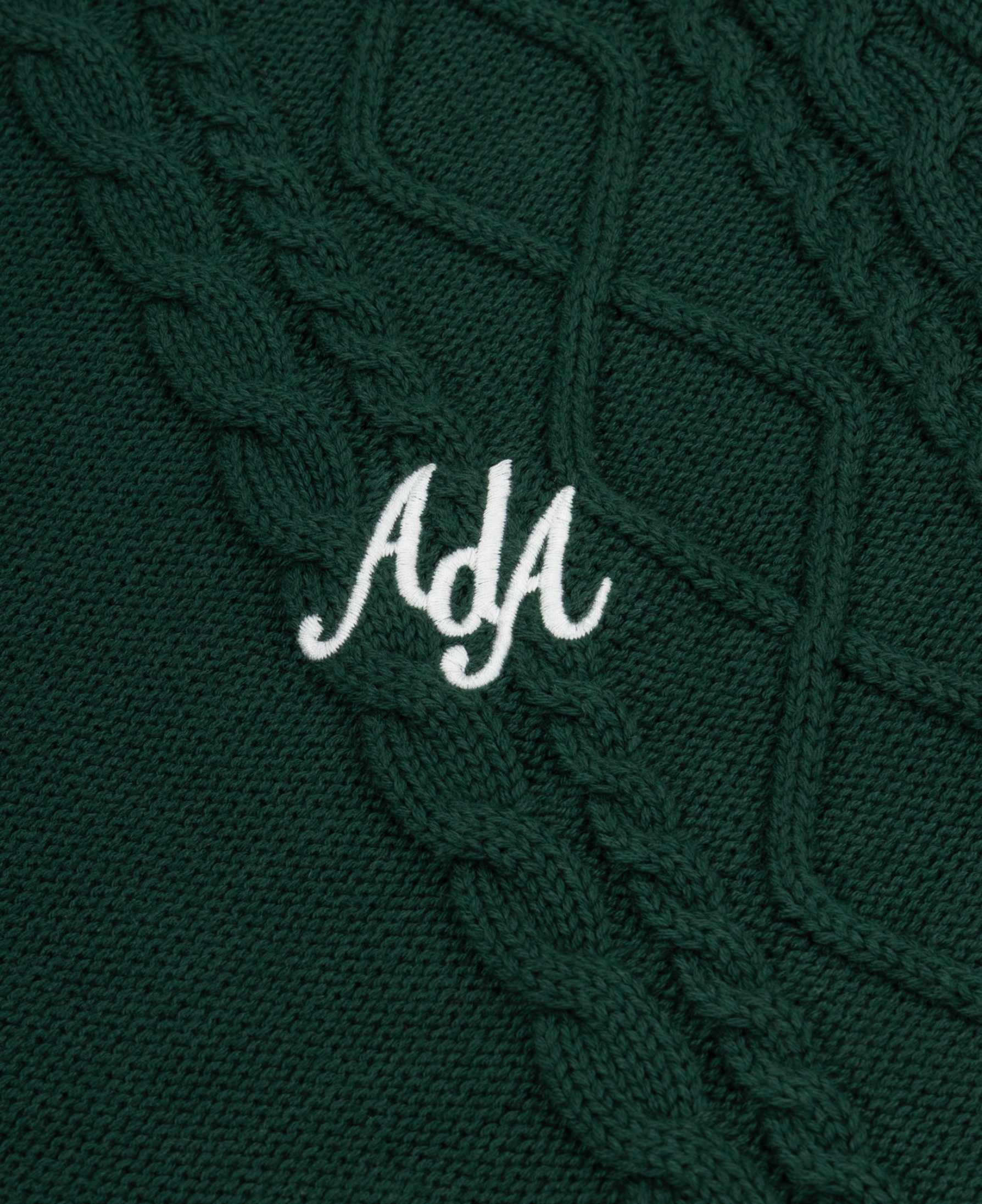 Alma De Ace Sila Knitted Forest Green Jacket