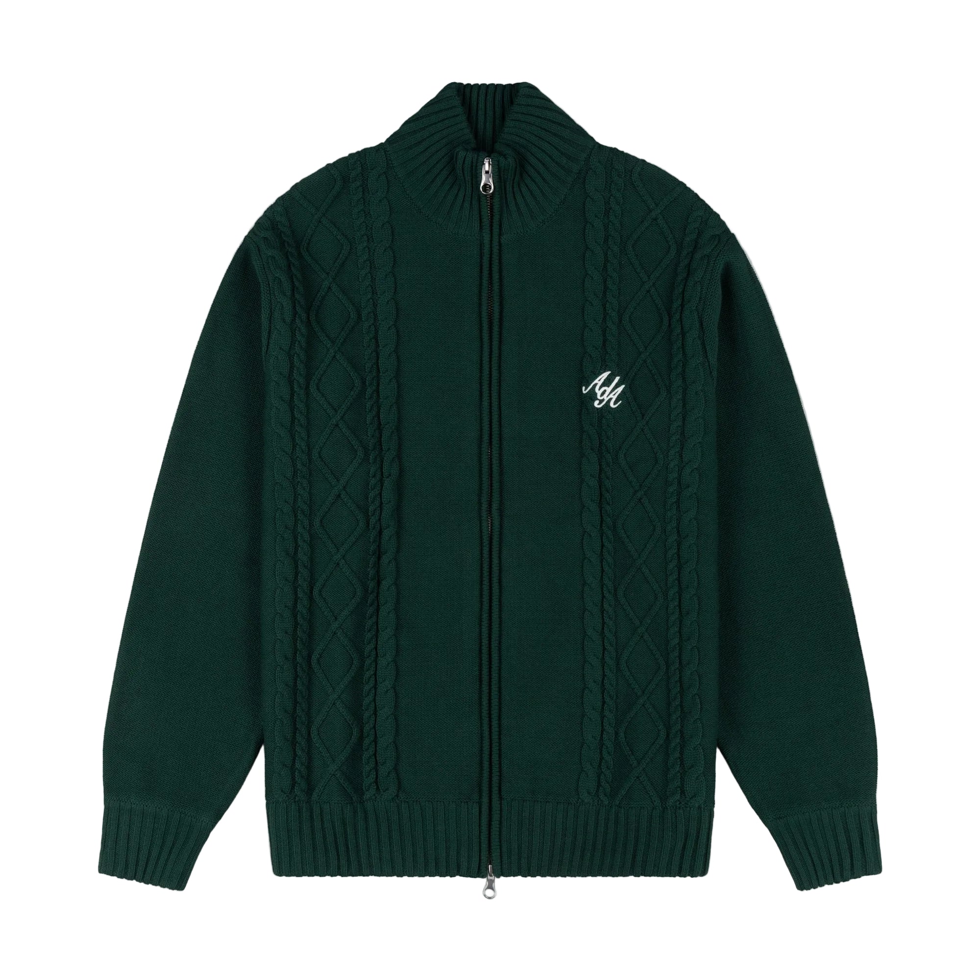 Alma De Ace Sila Knitted Forest Green Jacket