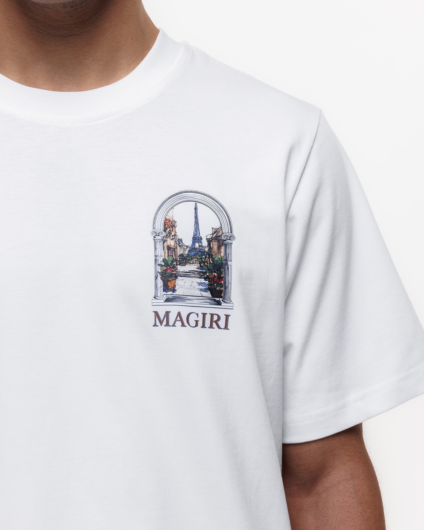 MAGIRI Archway Printed White T-Shirt