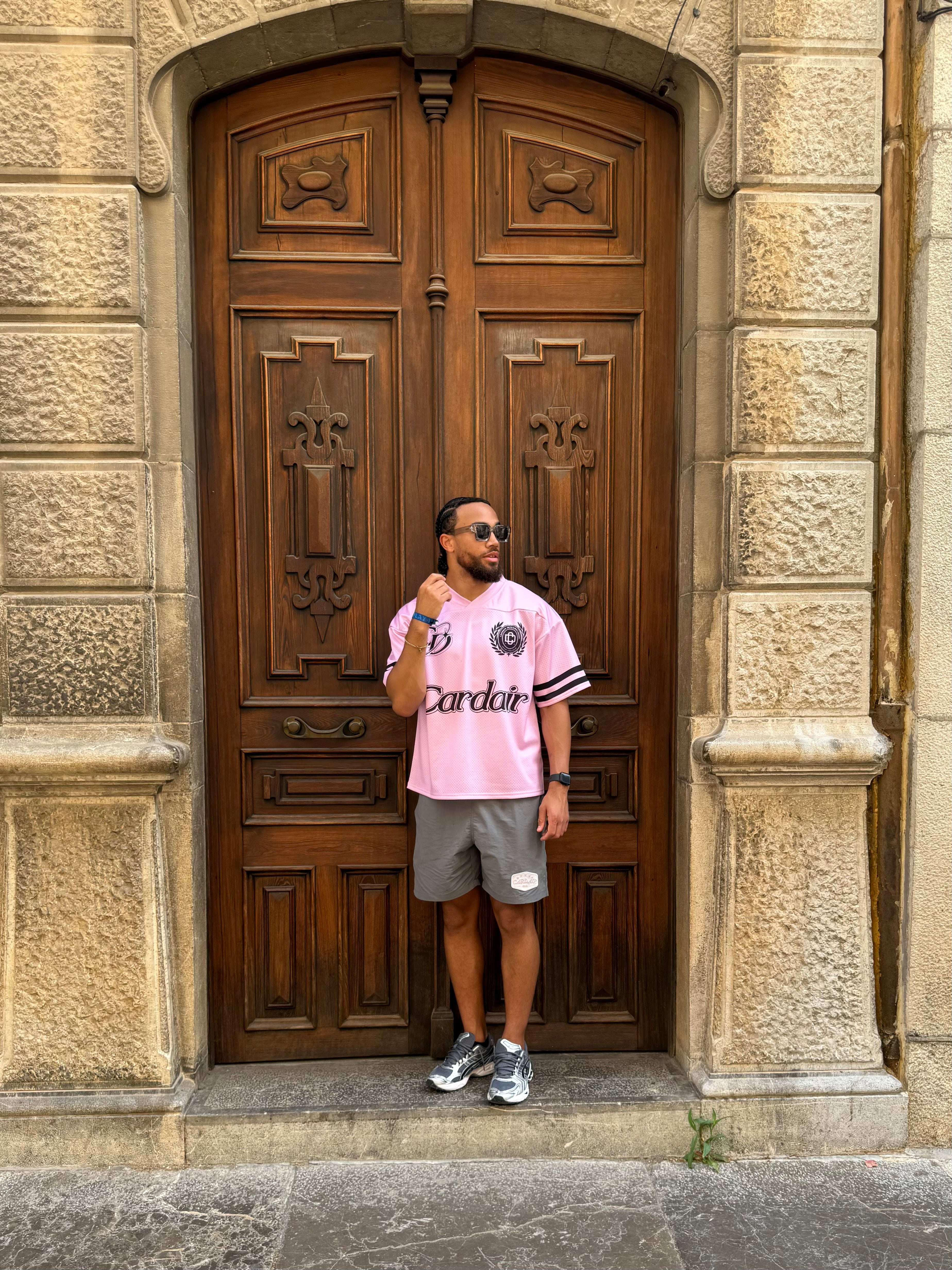 Cardair Club Mesh Pink T-Shirt