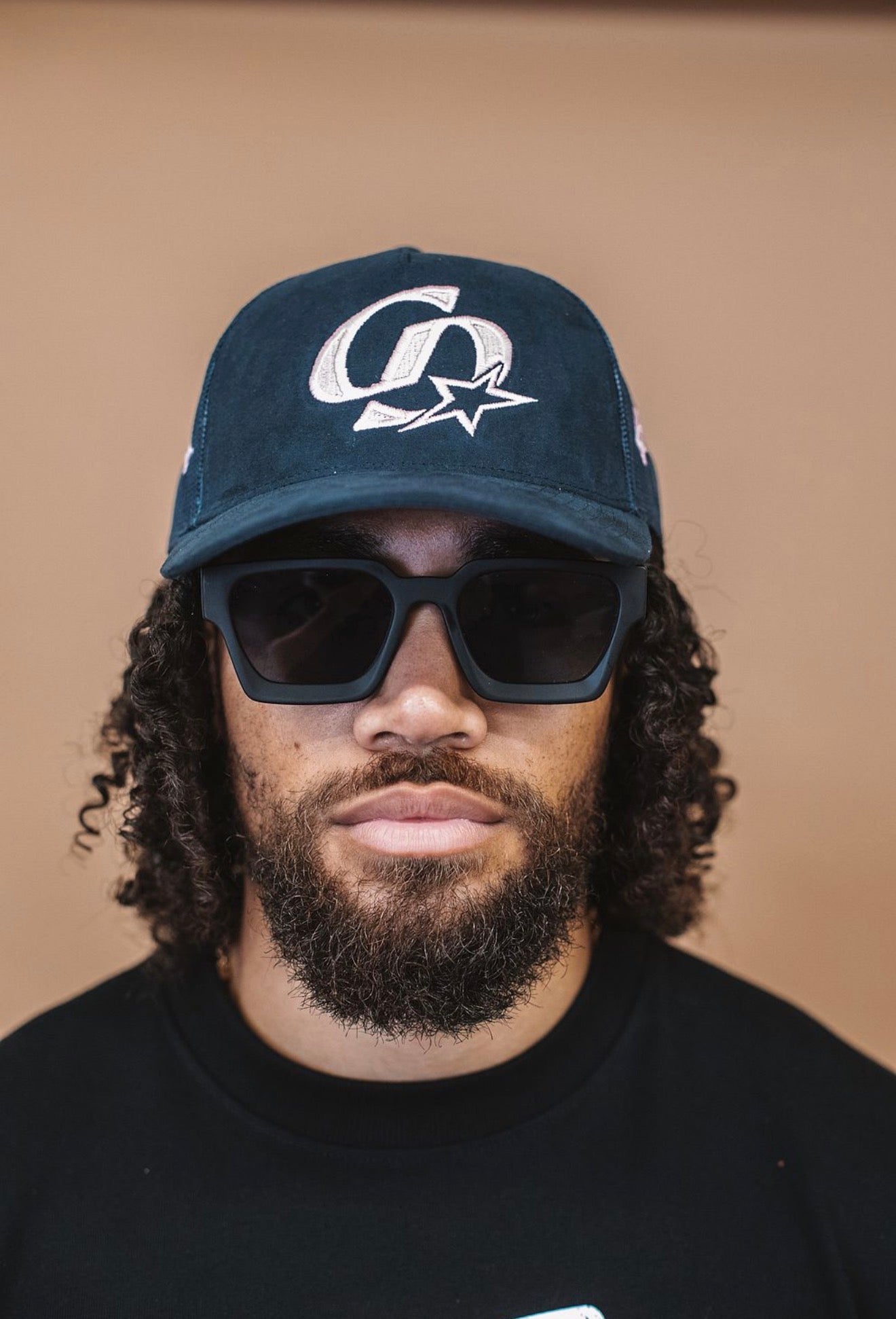 Cardair Star Suede Navy Pink Trucker Cap