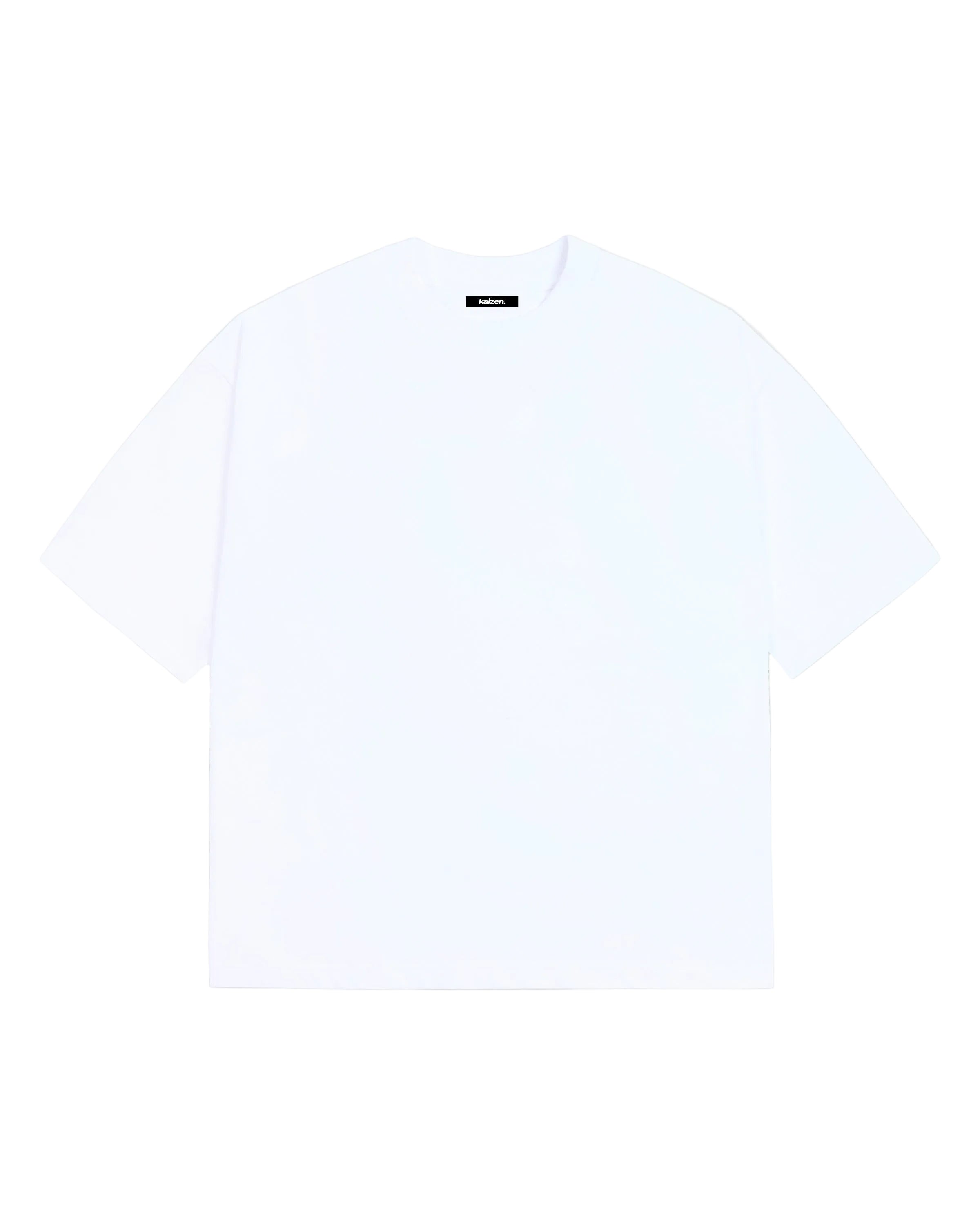 Front view of Kaizen Market Blank Heavyweight White T-shirt