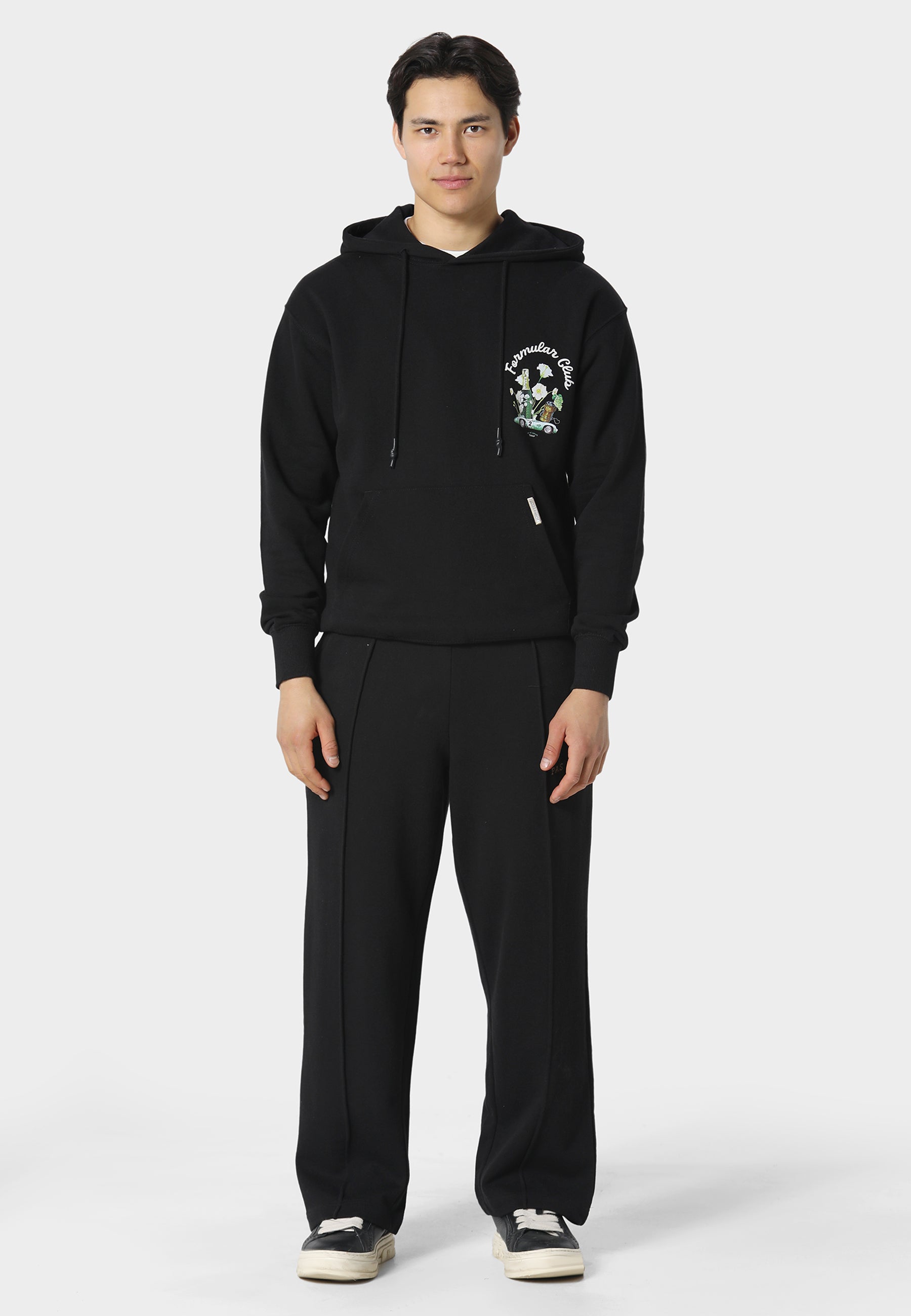 Pas De Monaco Brode Jet Black Sweatpants
