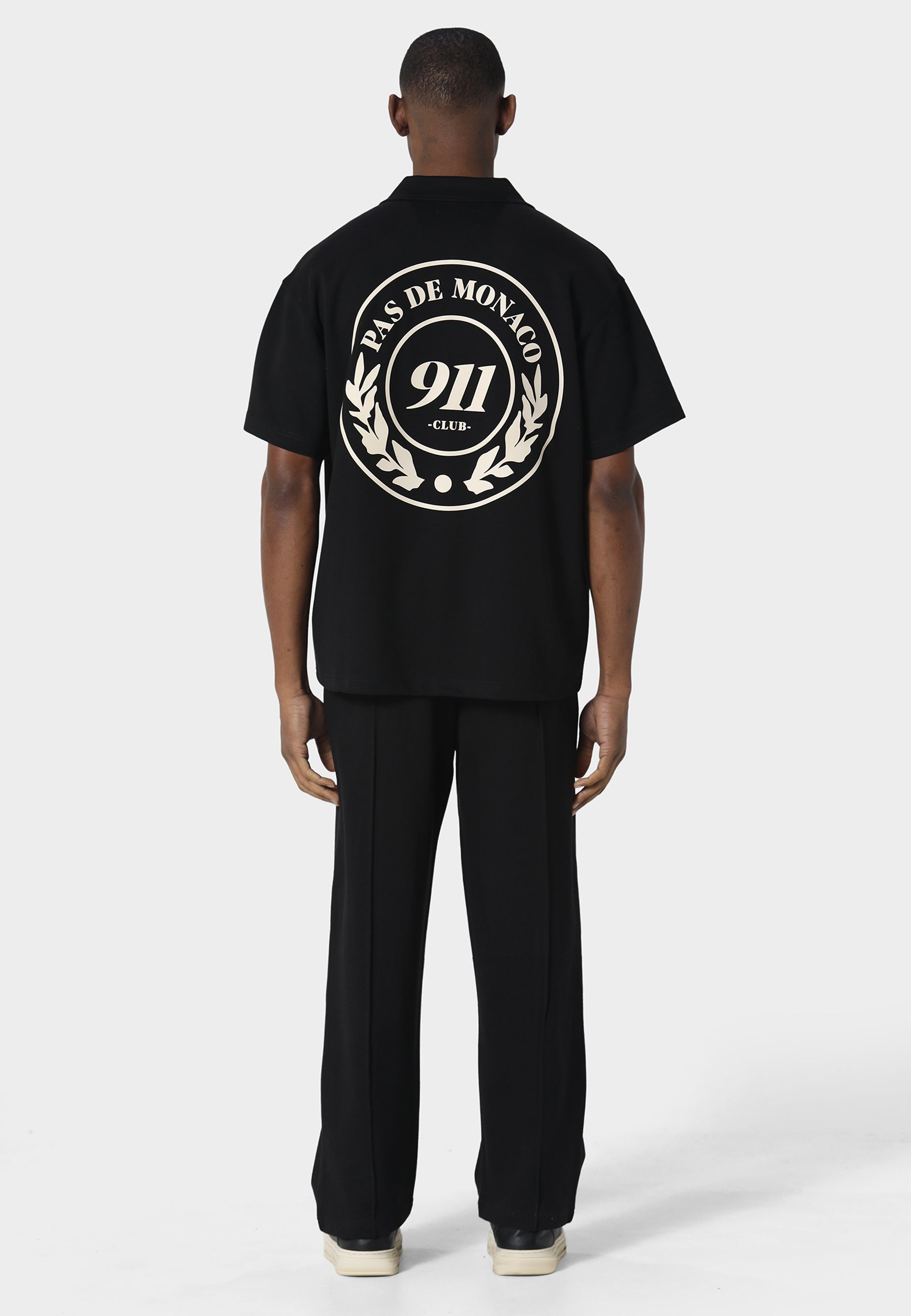 Pas De Monaco Carerra Line Black Shirt