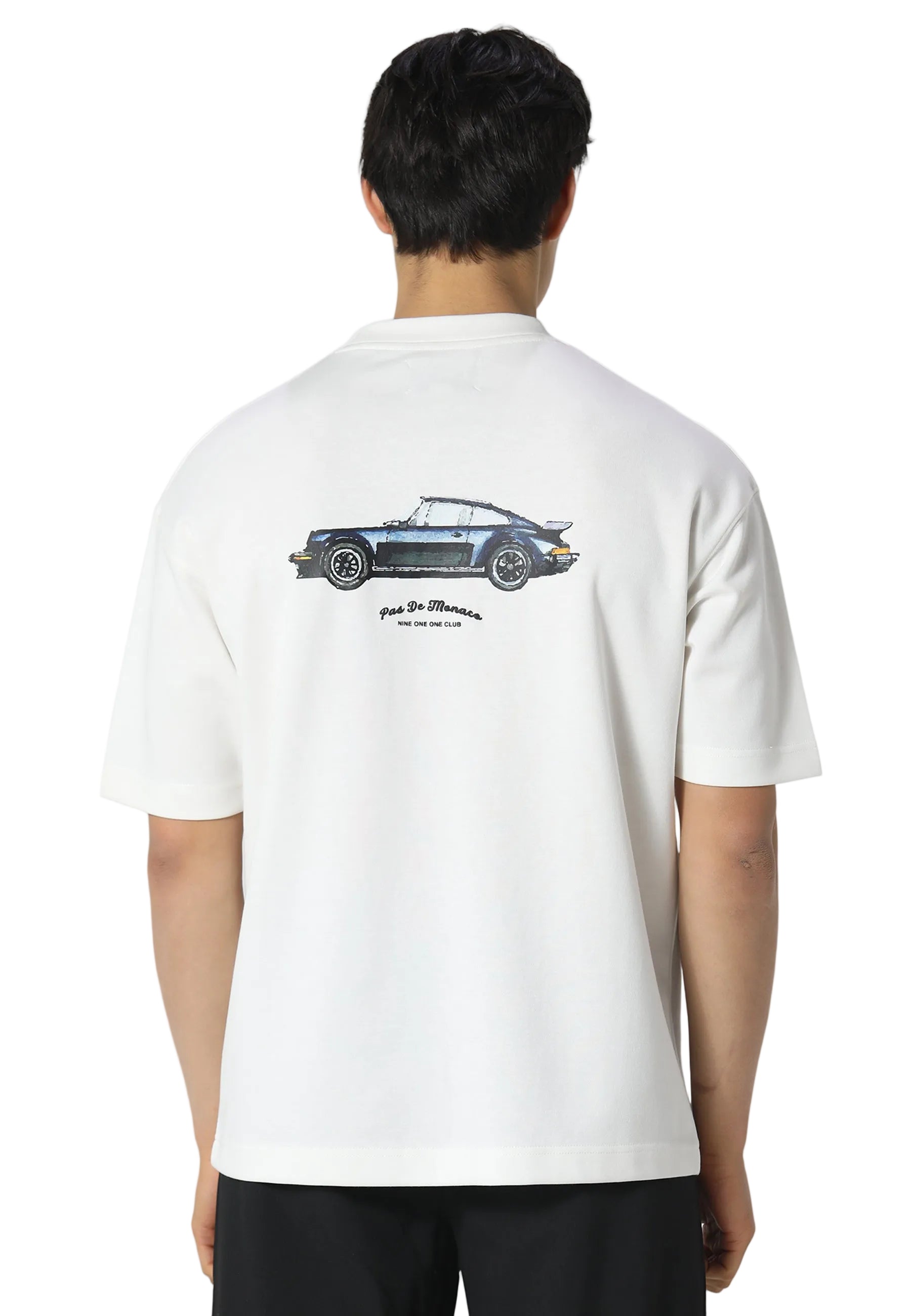 Pas De Monaco Carrera Prive Off White T-Shirt