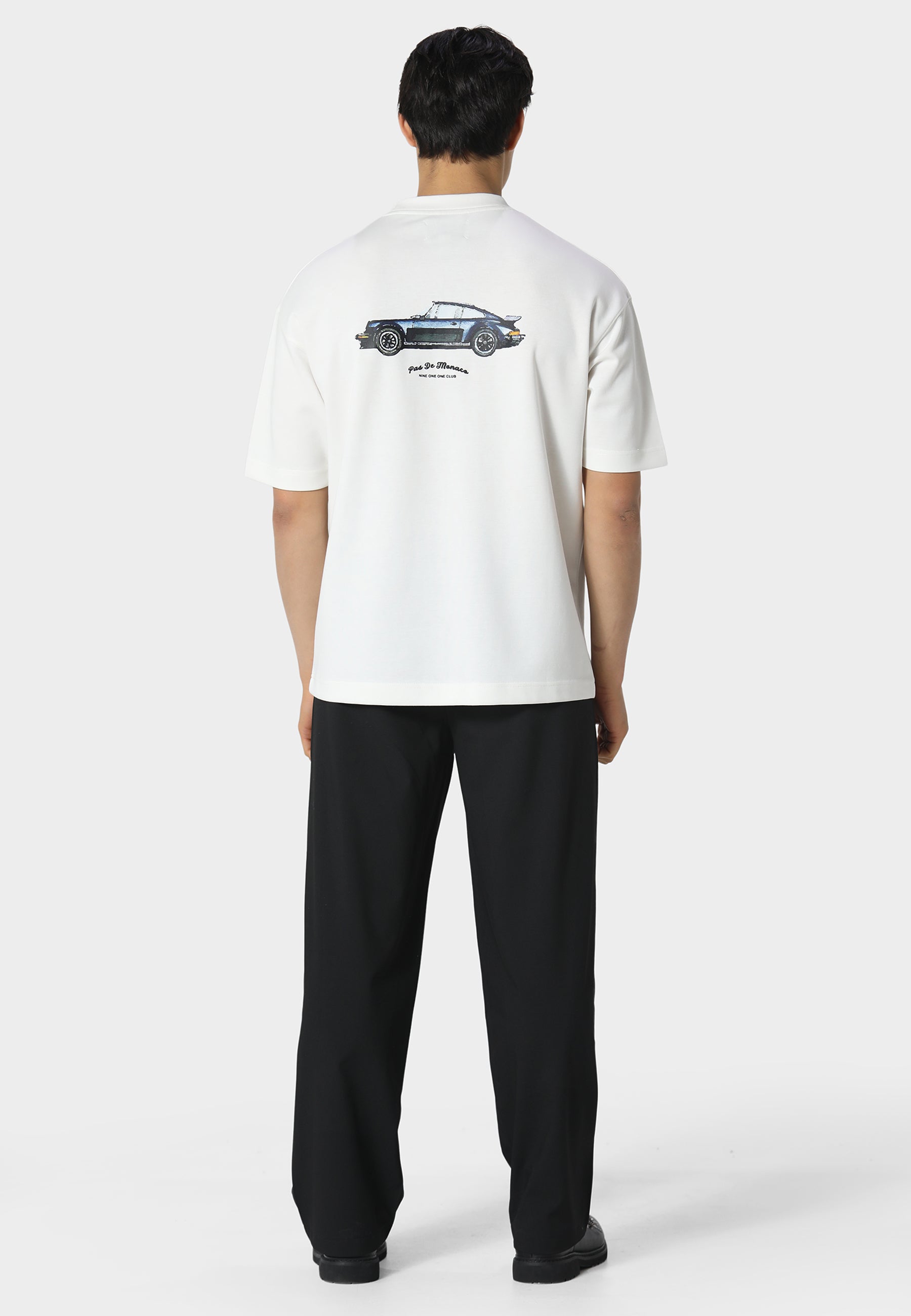 Pas De Monaco Carrera Prive Off White T-Shirt