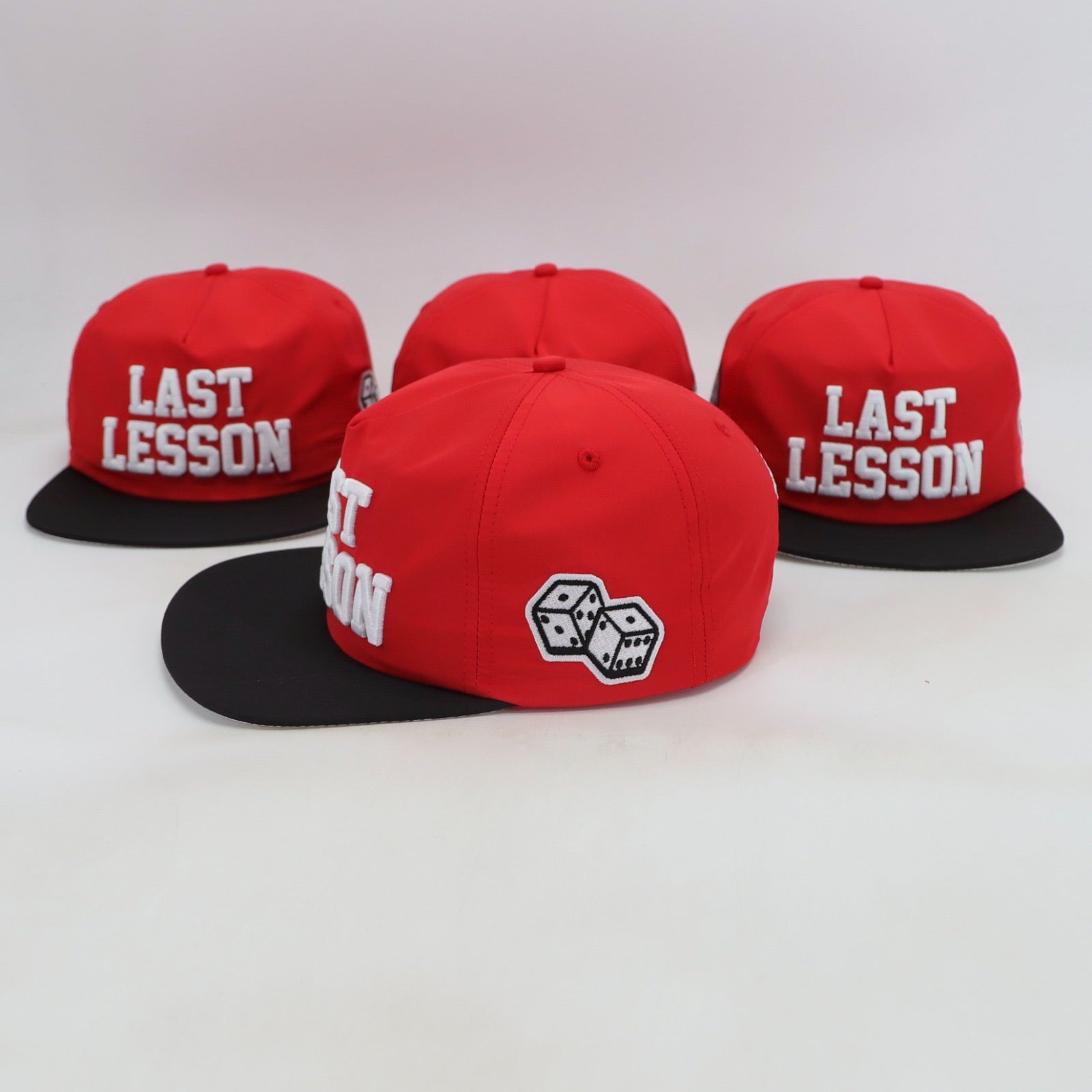 Last Lesson Snapback Red Cap