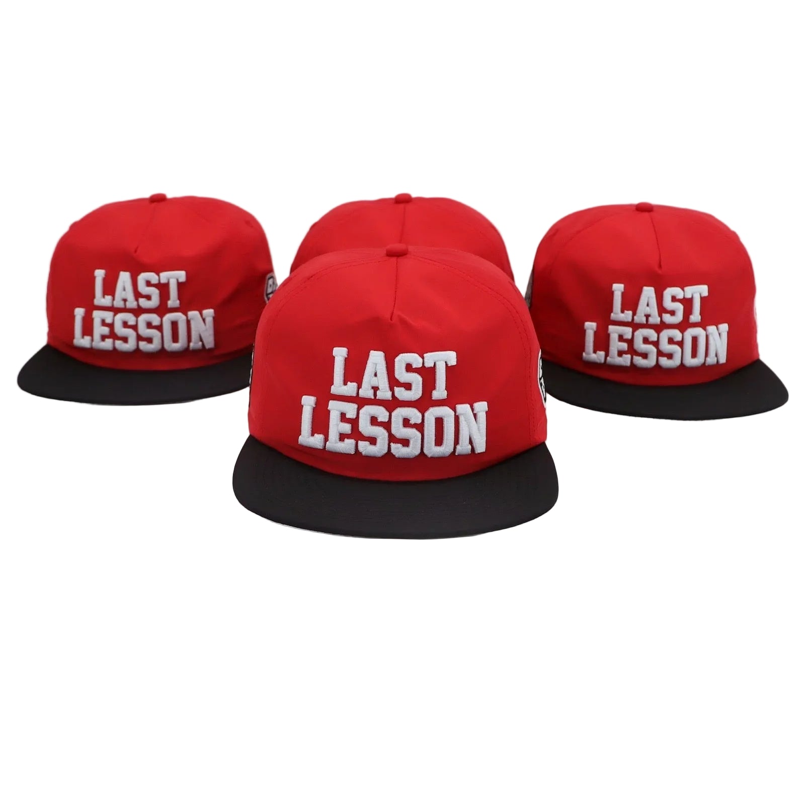 Last Lesson Snapback Red Cap