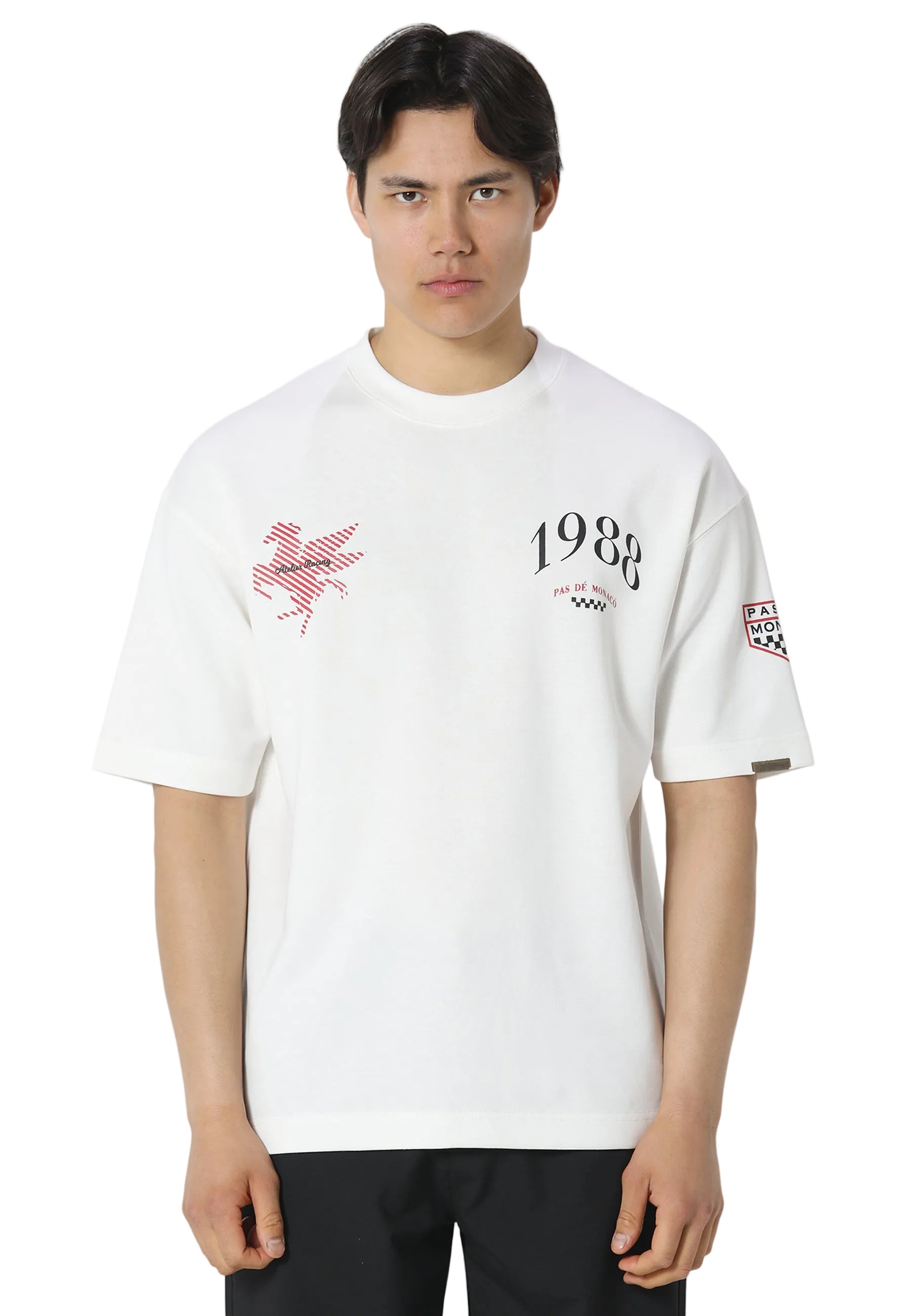 Pas De Monaco Circuit '88 V2 Off White T-Shirt