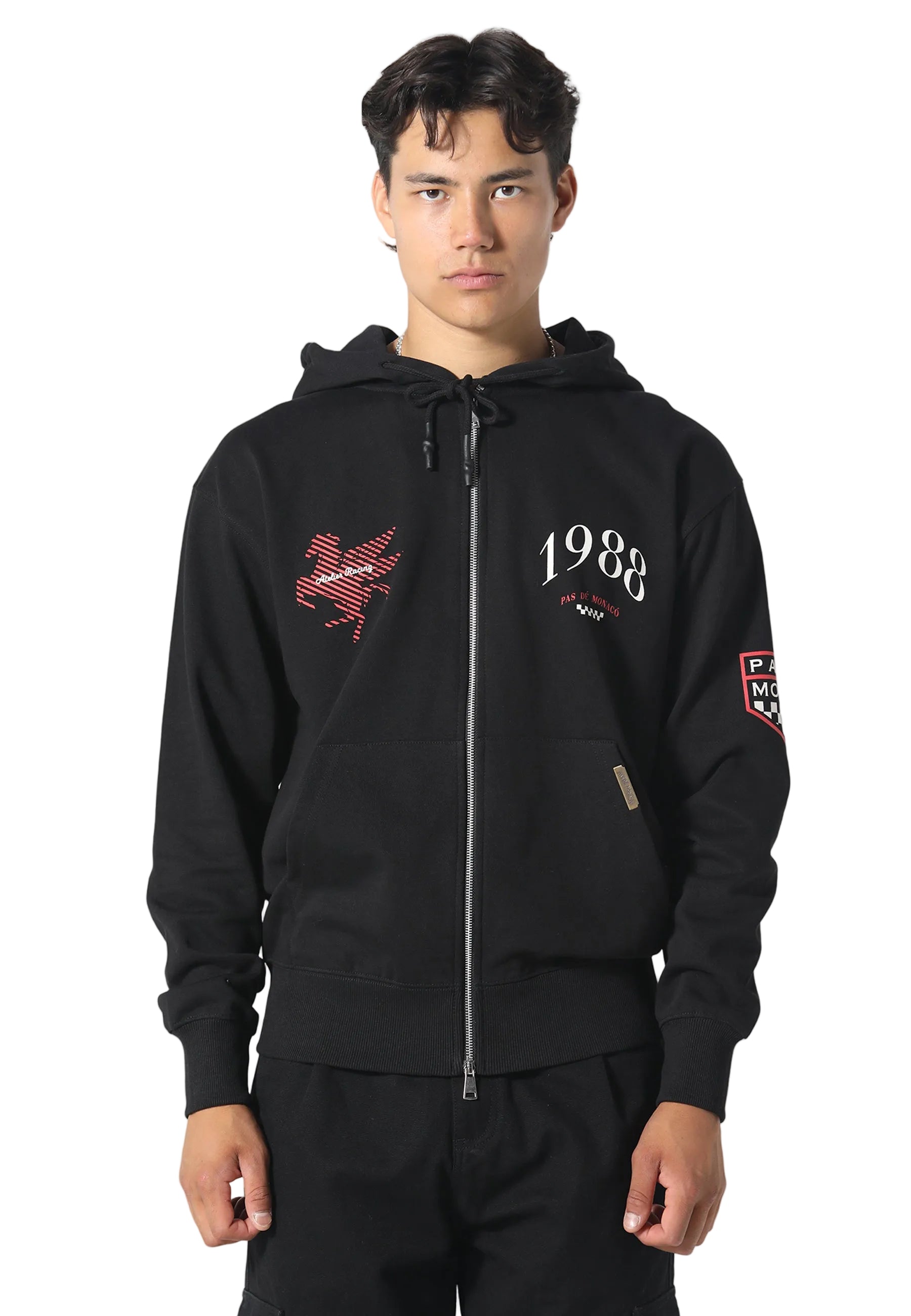 Pas De Monaco Circuit Black Hoodie
