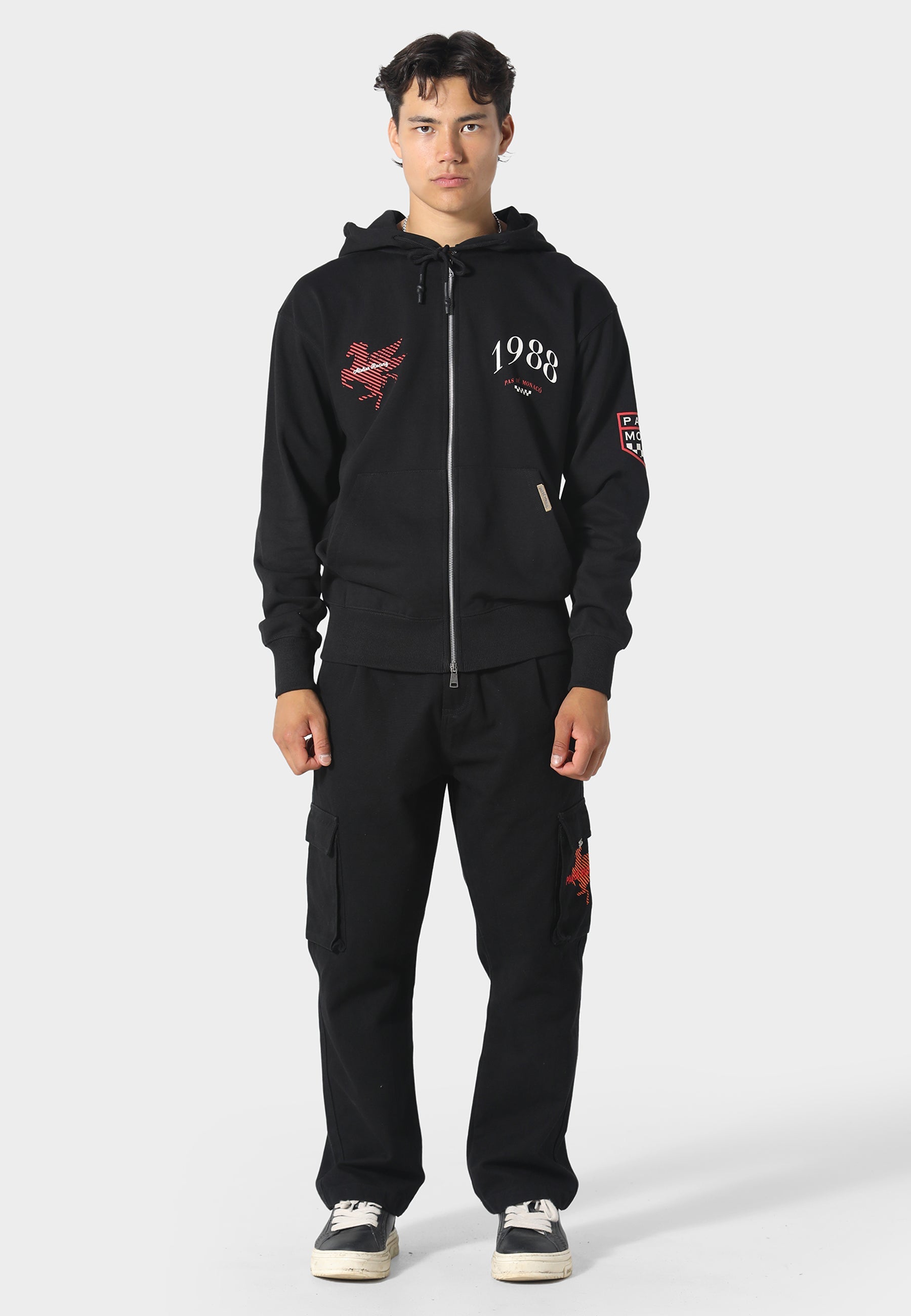 Pas De Monaco Circuit Black Hoodie