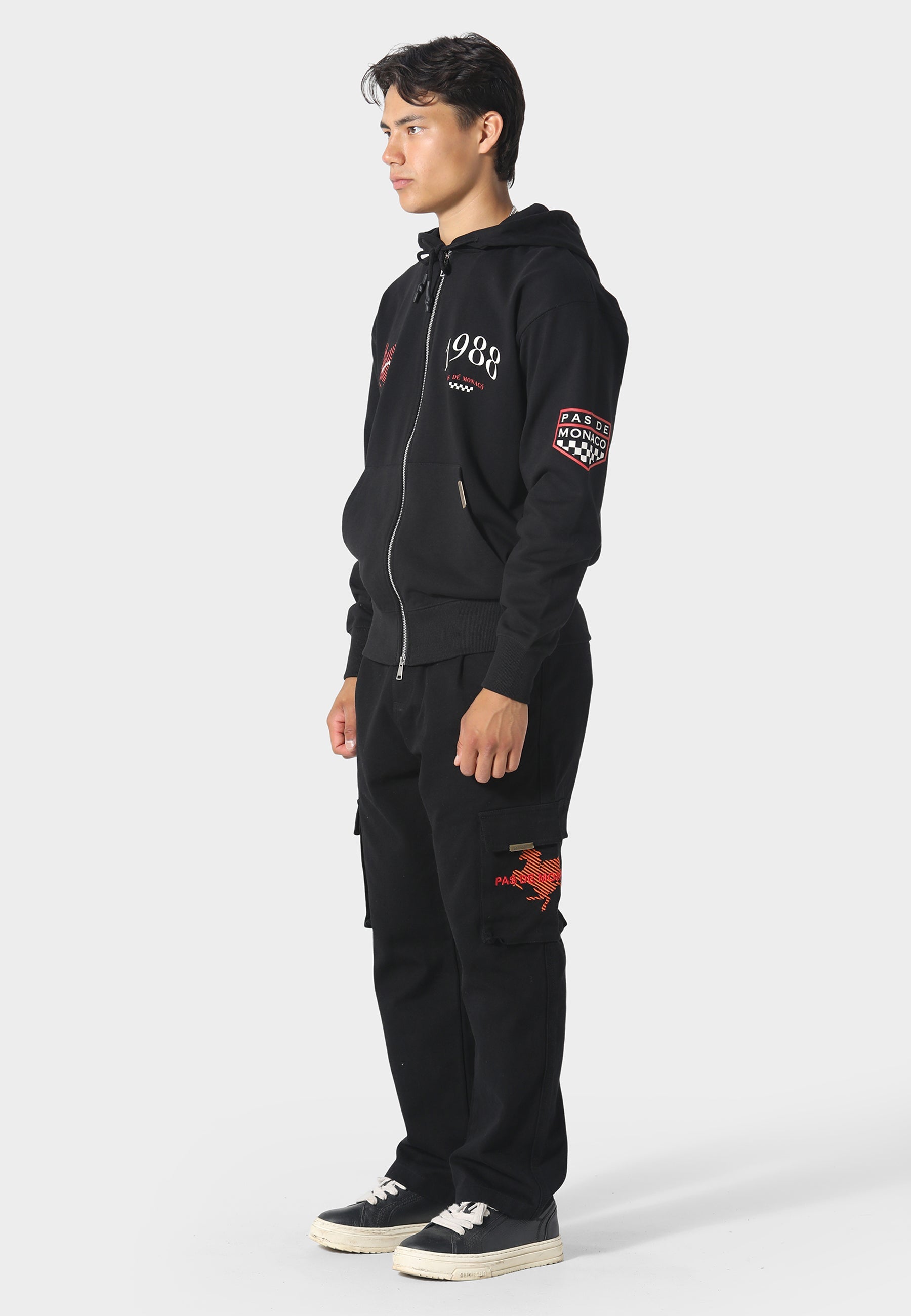 Pas De Monaco Circuit Black Hoodie