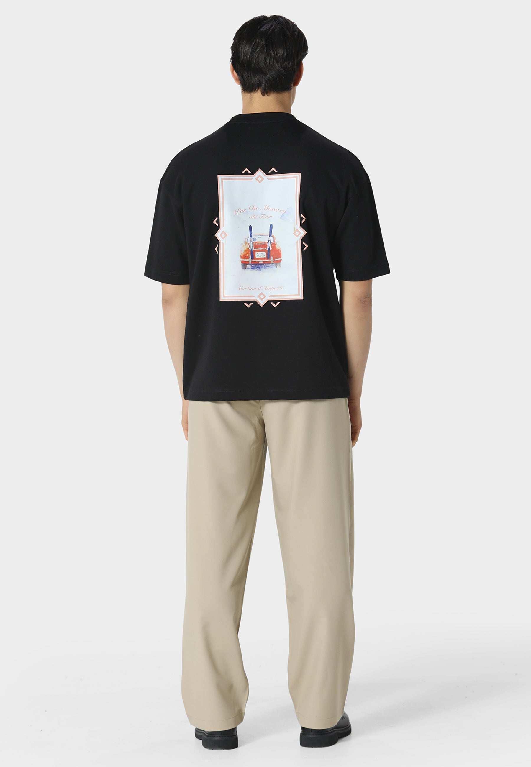 Pas De Monaco Cortina Black T-Shirt