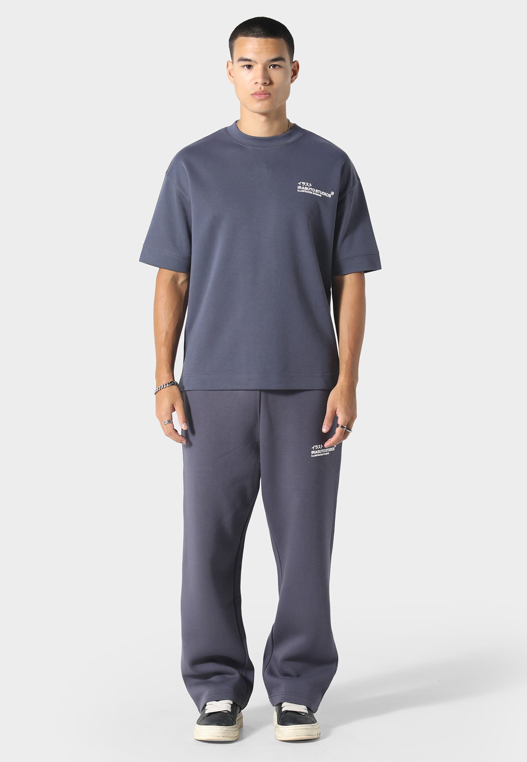 Irasuto Studios Crane Sea Blue T-Shirt