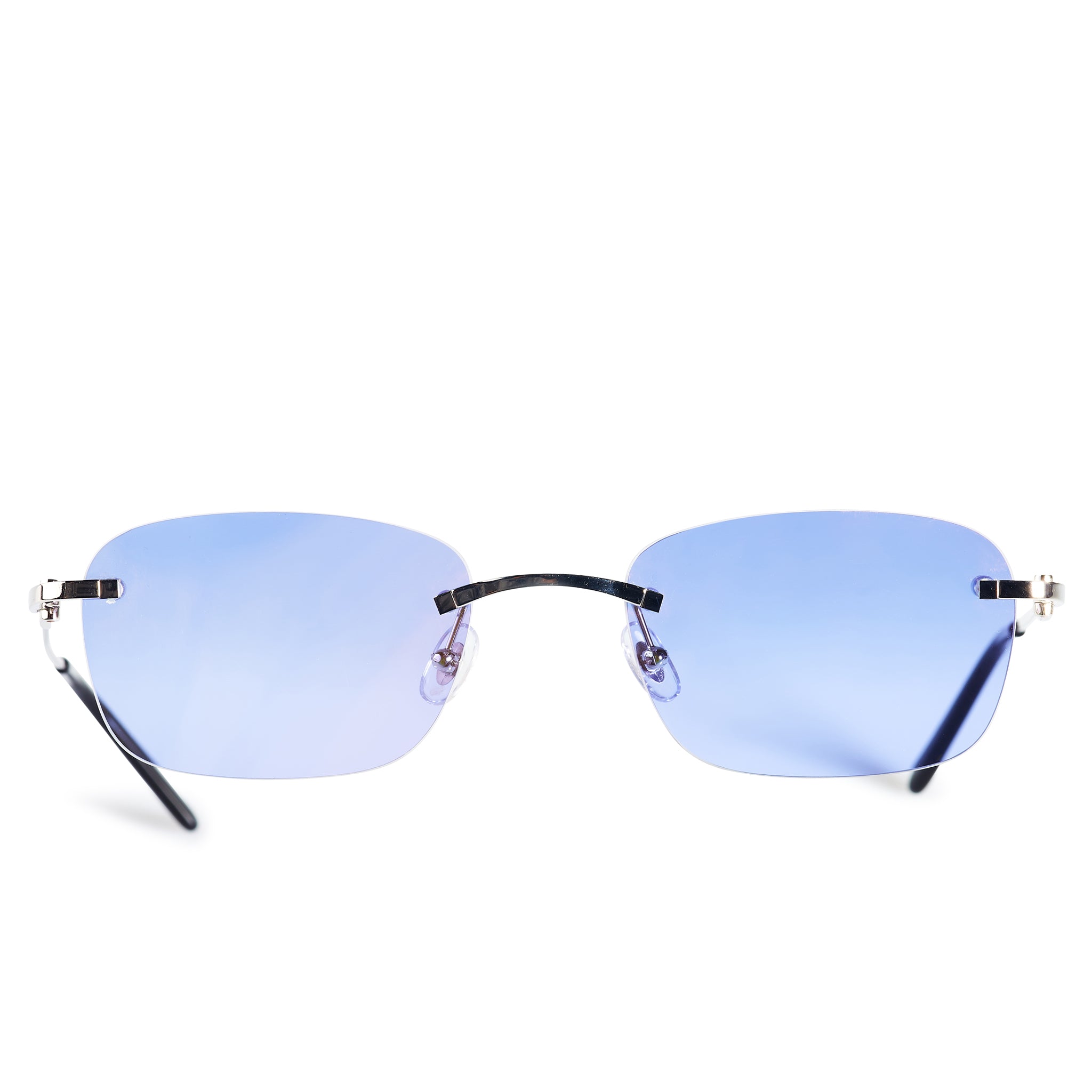 Image of Cartier Eyewear Custom CT00450 C Decor Rimless Sunglasses