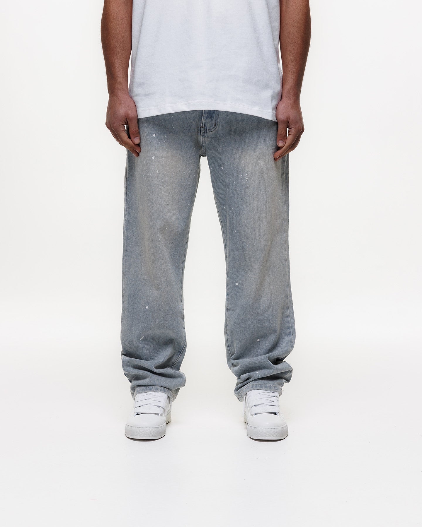 MAGIRI Core Painted Straight Blue Jeans