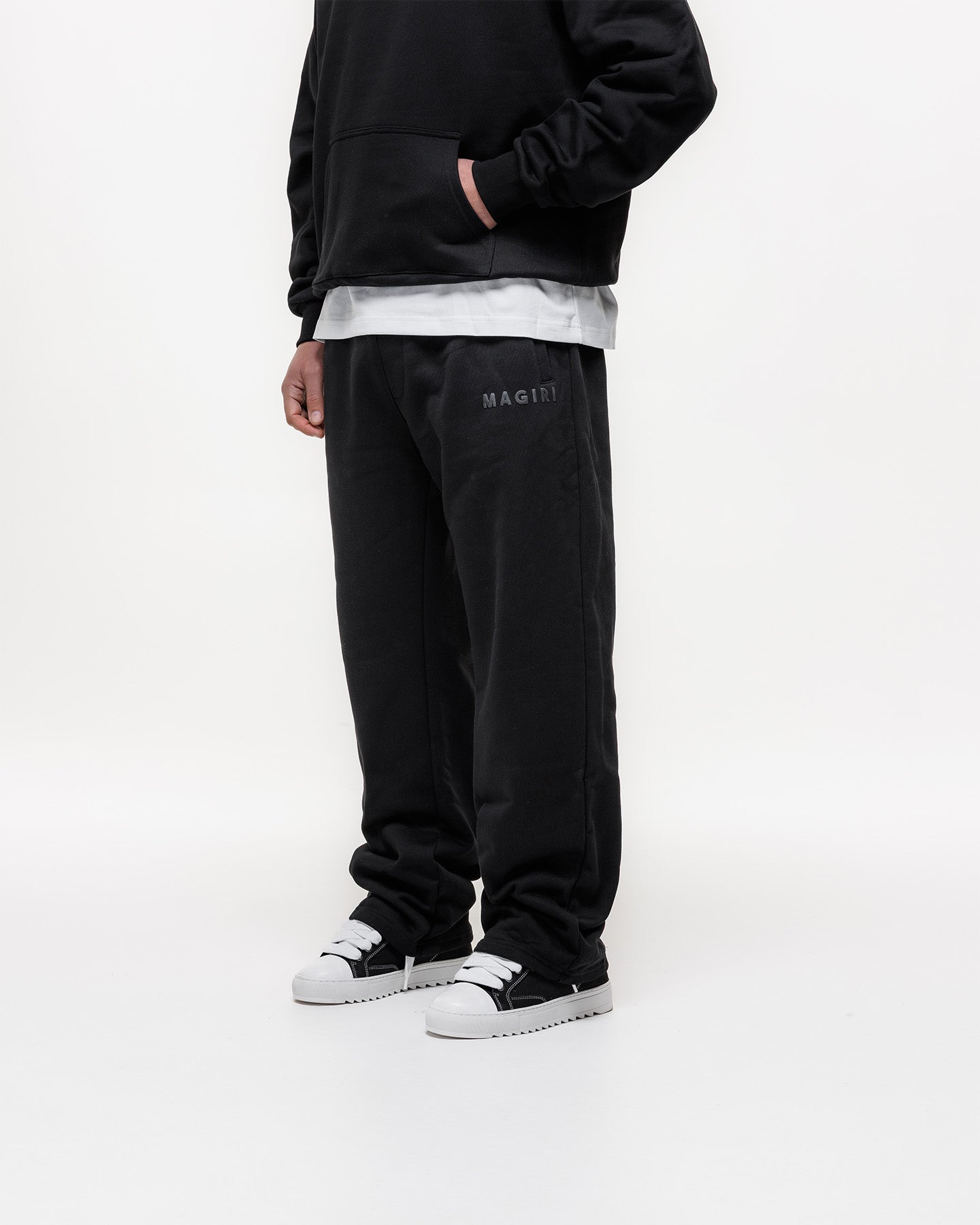 MAGIRI Core Puff Printed Black Sweatpants