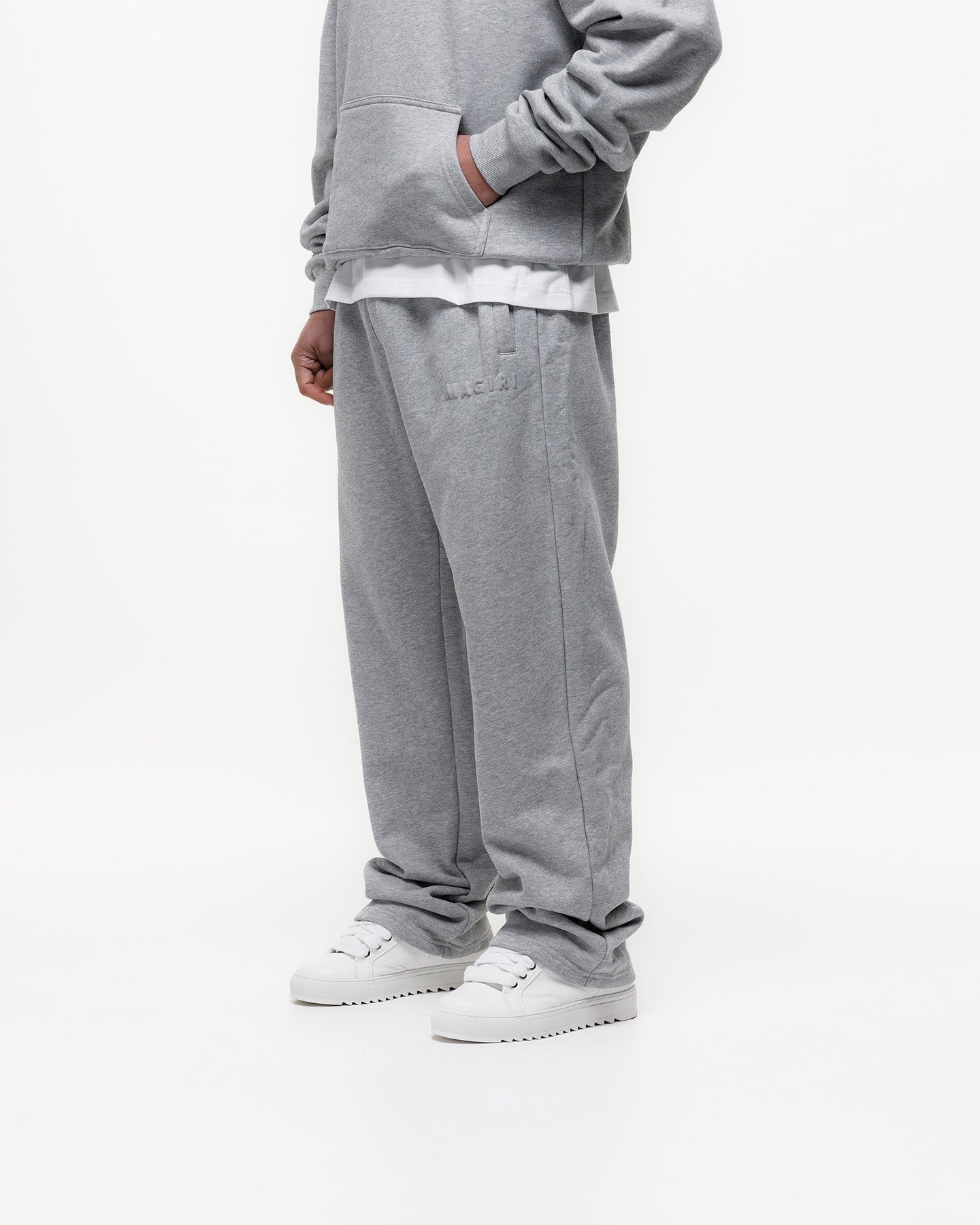 MAGIRI Core Puff Printed Grey Sweatpants