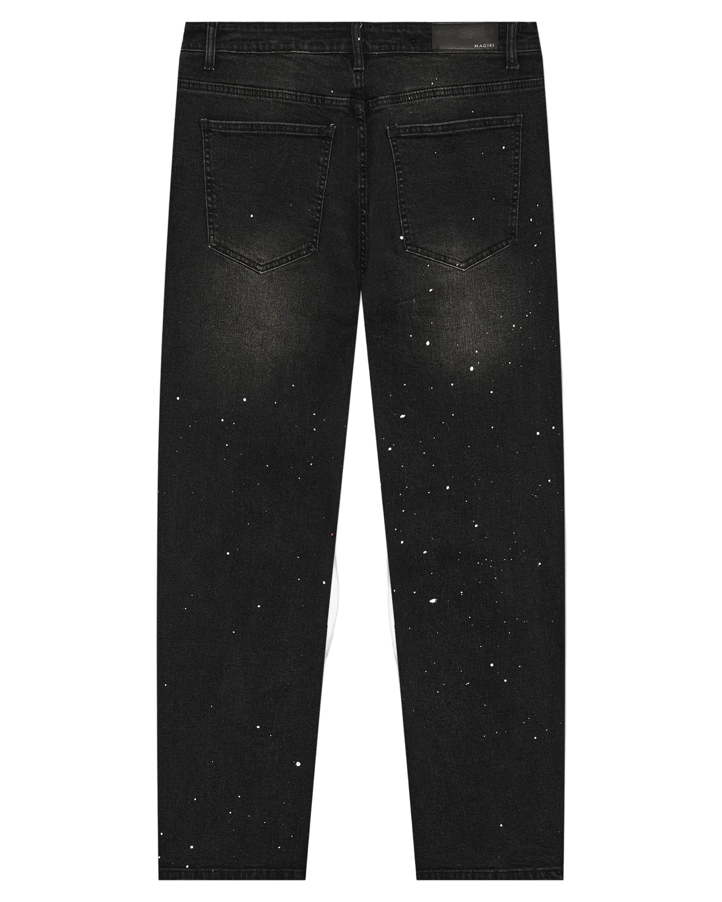 MAGIRI Core Painted Straight Black Jeans