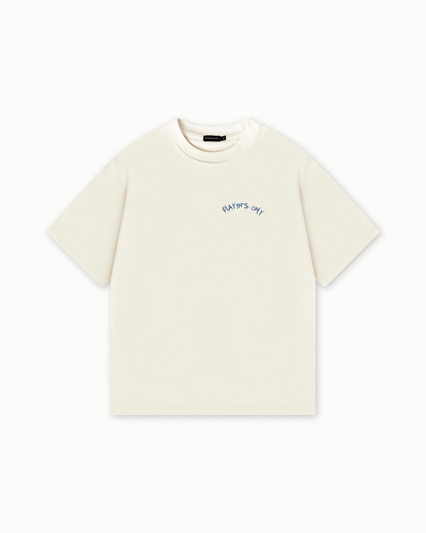 Players Only Players Club Ecru T-Shirt | sku-55287322345858