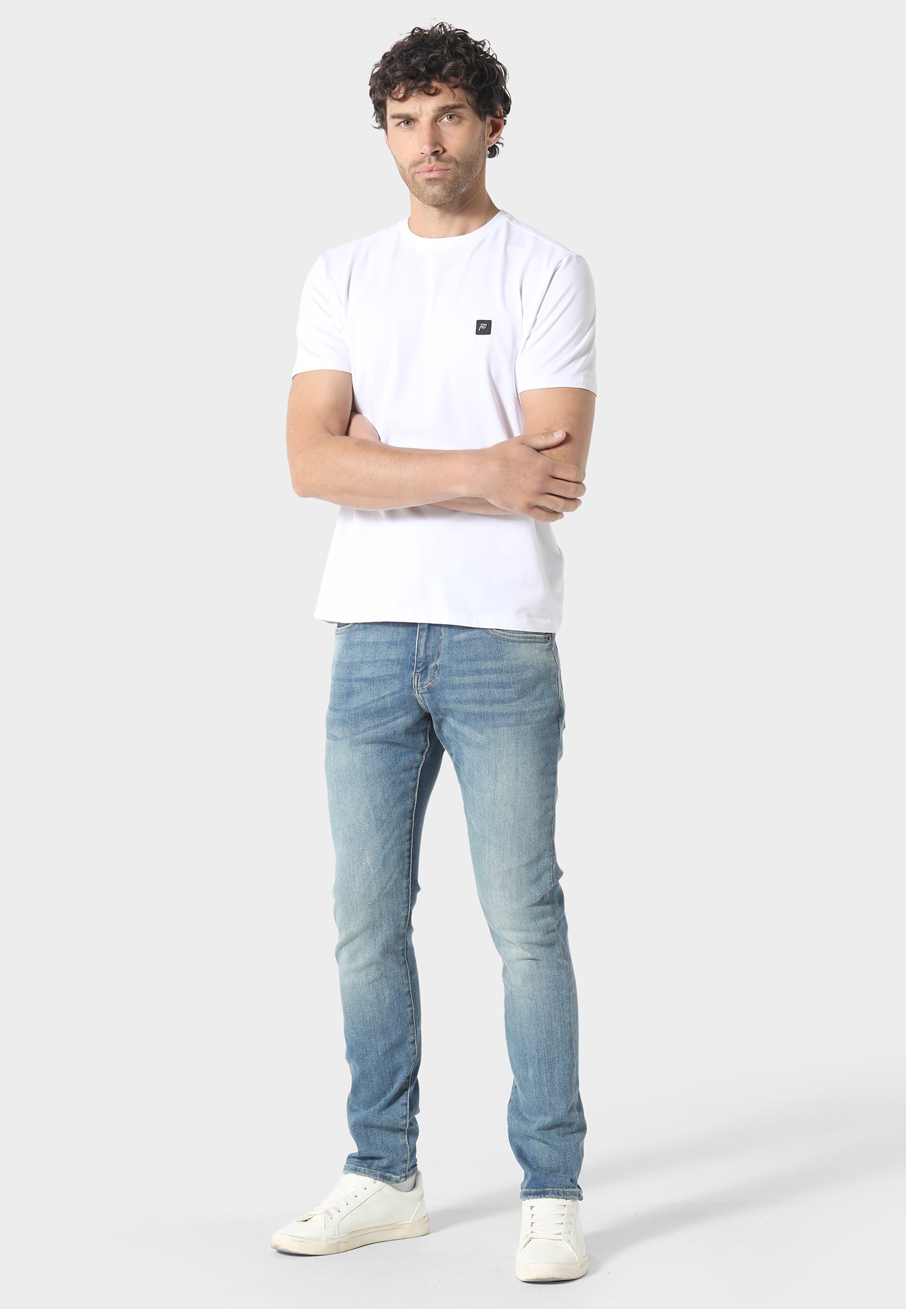 883 Police Dover White T-Shirt