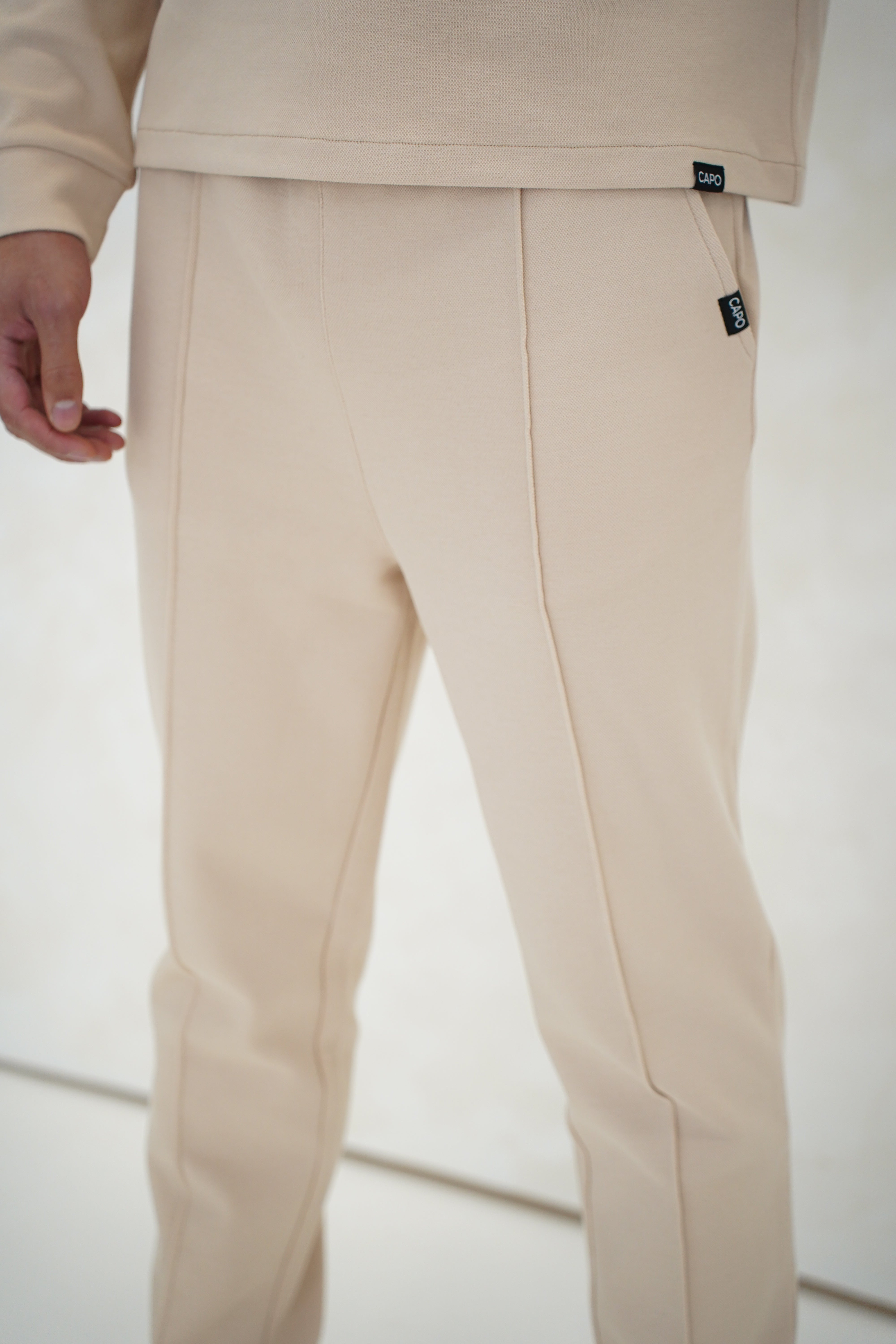 CAPO Pique Oatmeal Pants